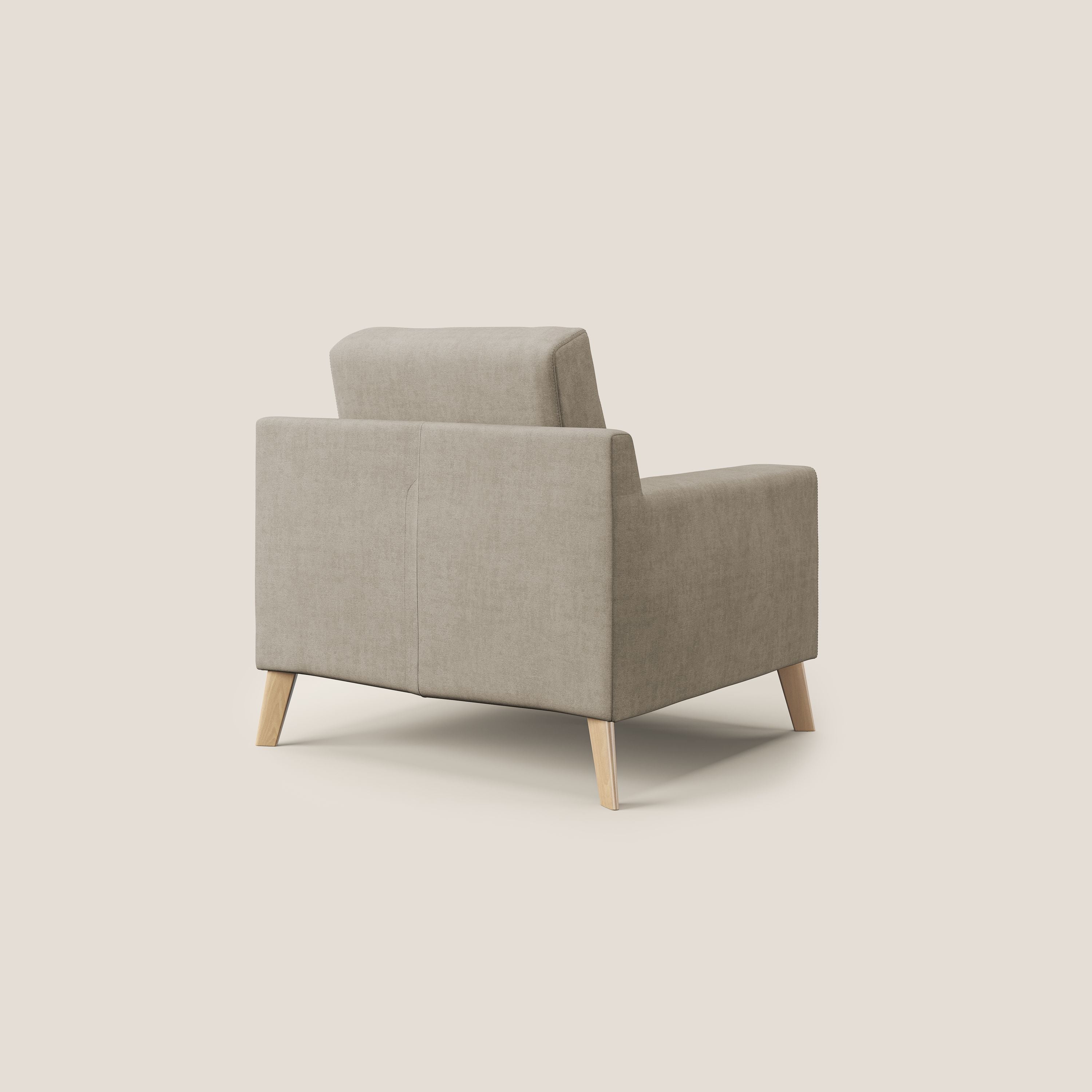 Danish poltroncina in tessuto morbido impermeabile T02 beige - divitt.sbs