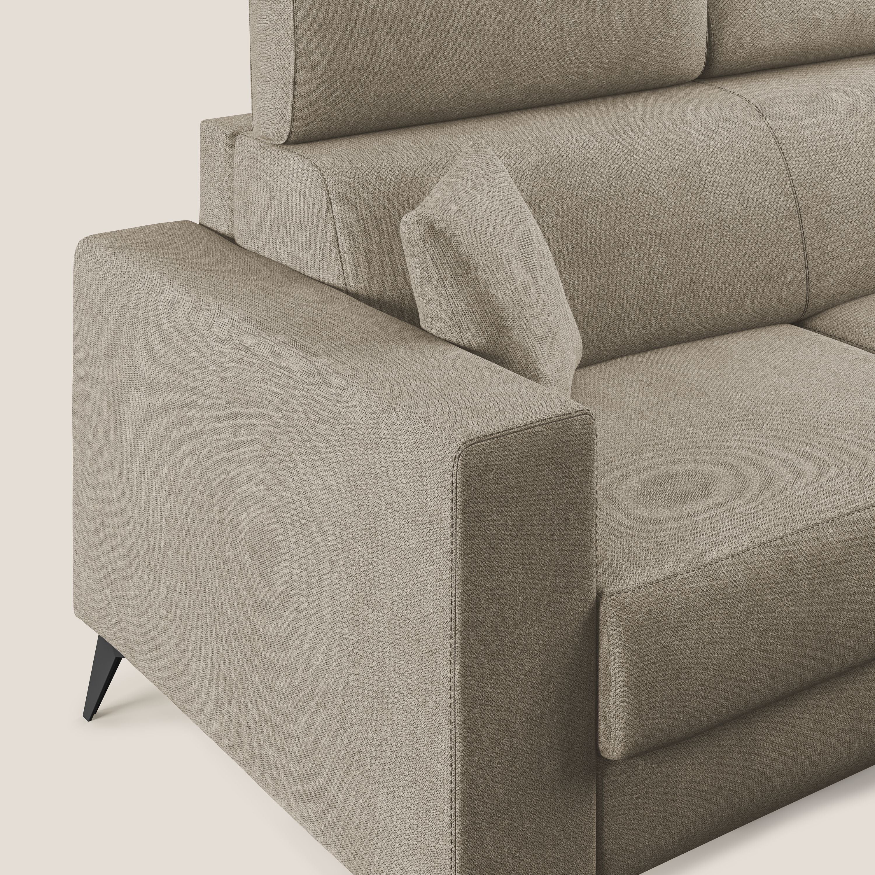 Pegaso divano letto con poggiatesta reclinabili e rivestimento T02 beige - divitt.sbs