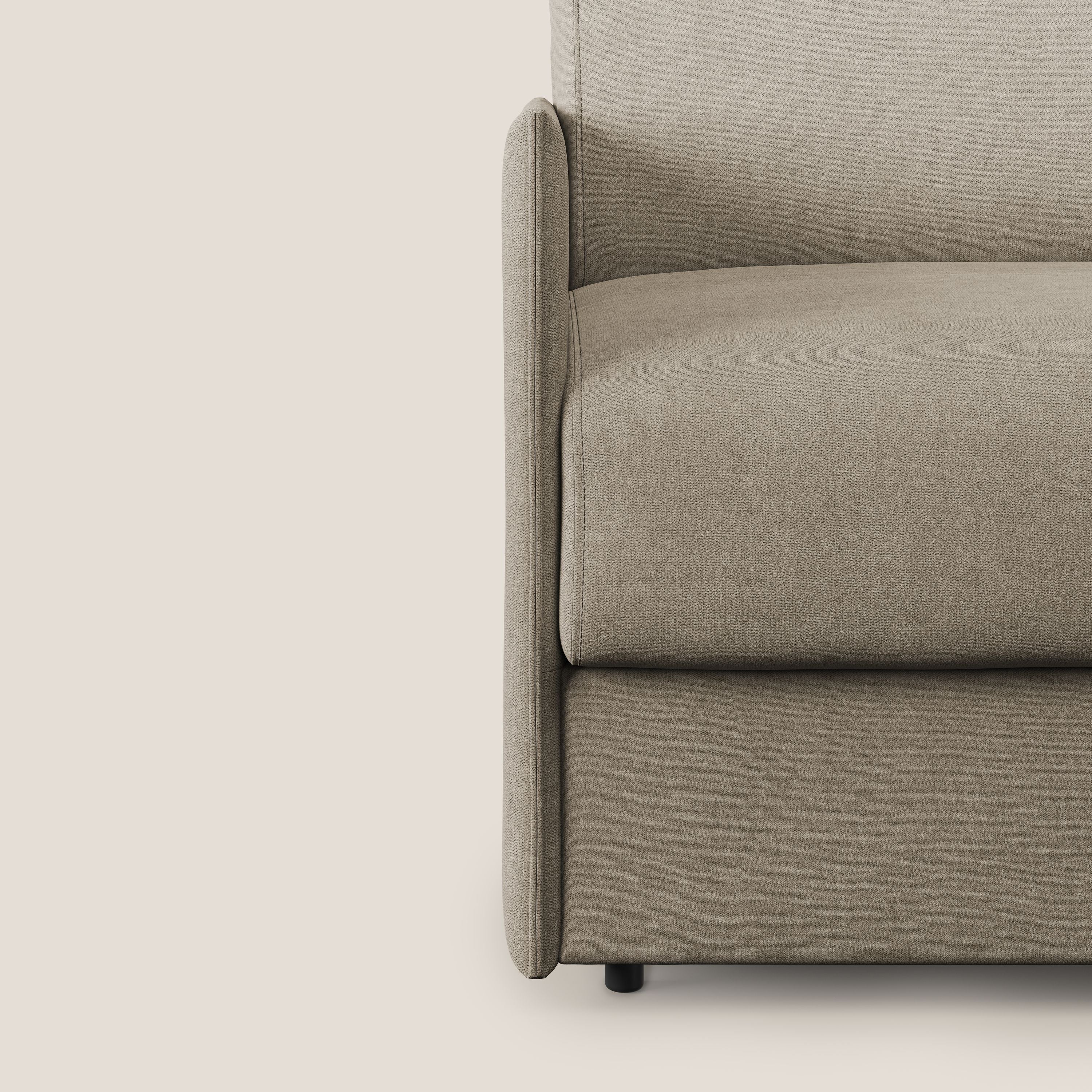 Evans poltrona letto in morbido tessuto impermeabile T02 beige - divitt.sbs