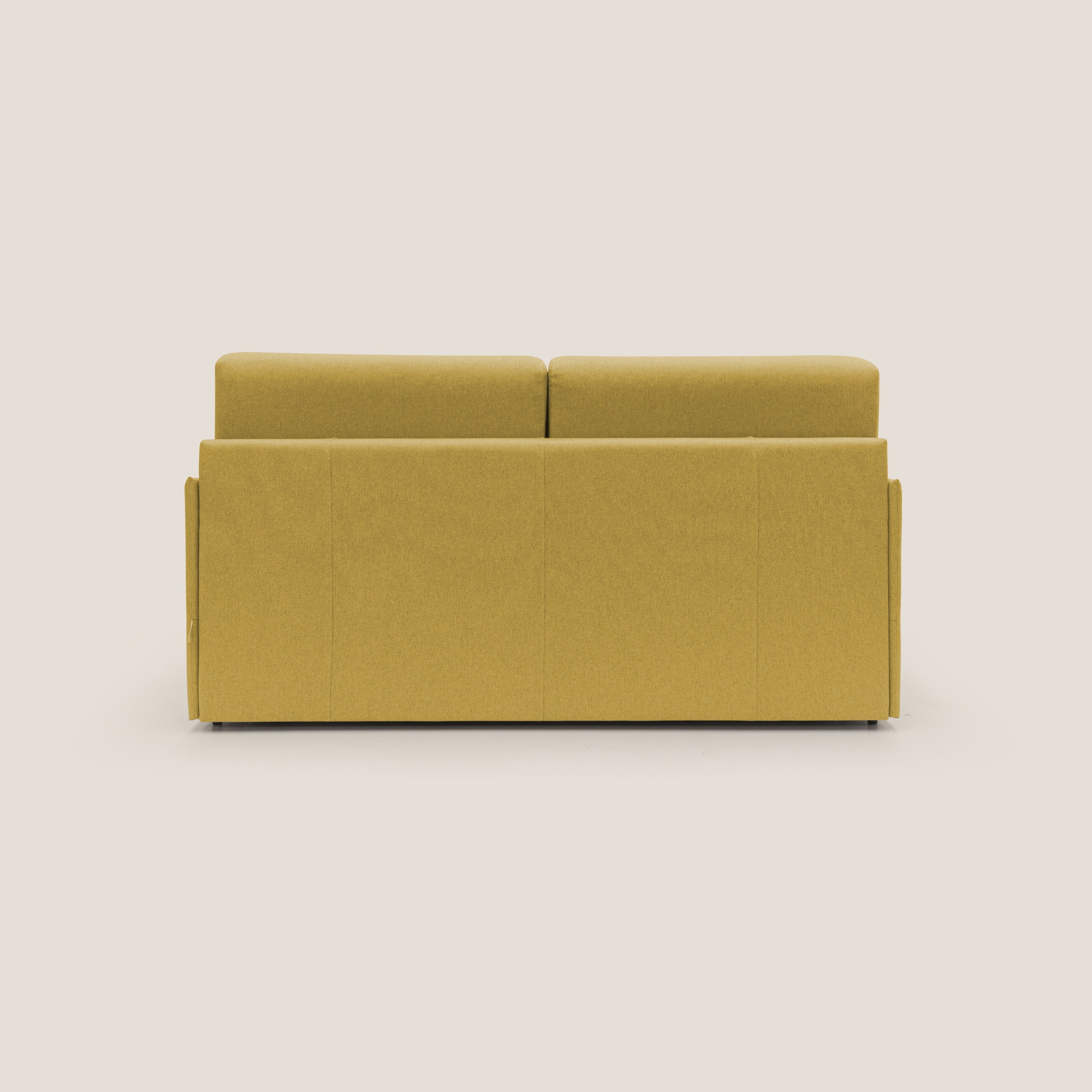 Evans Divano letto matrimoniale in tessuto impermeabile T13 giallo - divitt.sbs