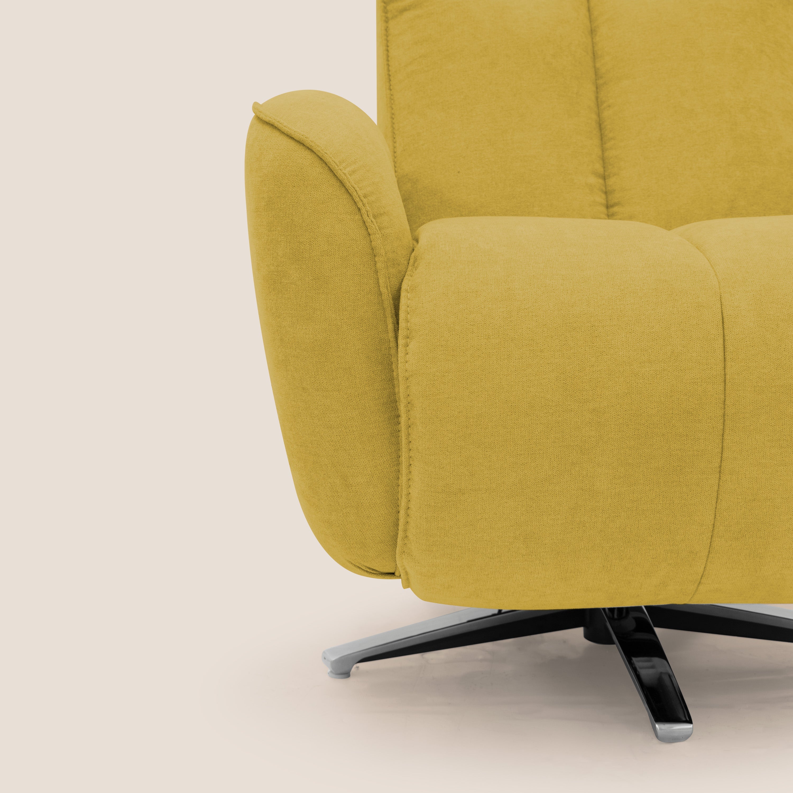 EVA Poltroncina RELAX in morbido tessuto impermeabile T02 giallo - divitt.sbs
