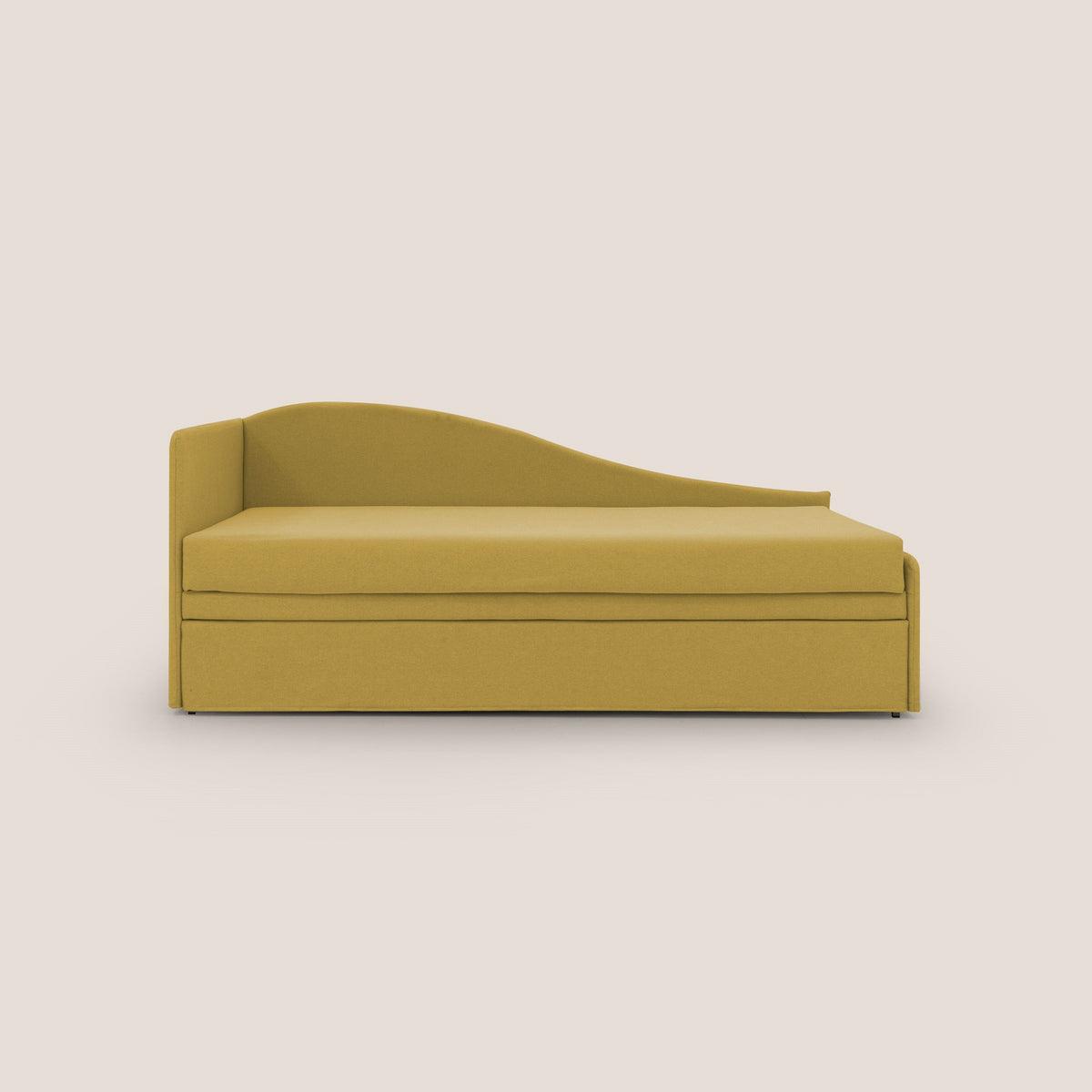 Nolo Divano duplex con doppio letto in tessuto simil cotone impermeabile T13 giallo - divitt.sbs