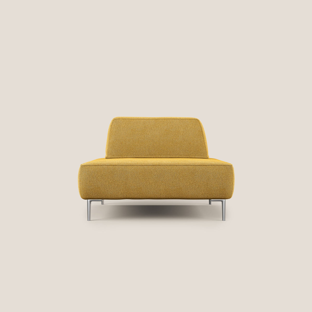 Newton poltrona modulare con schienali movibili T07 giallo - divitt.sbs