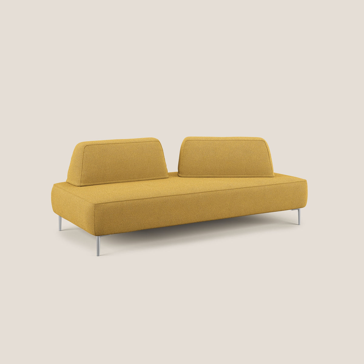 Newton divano modulare con schienali movibili T07 giallo - divitt.sbs