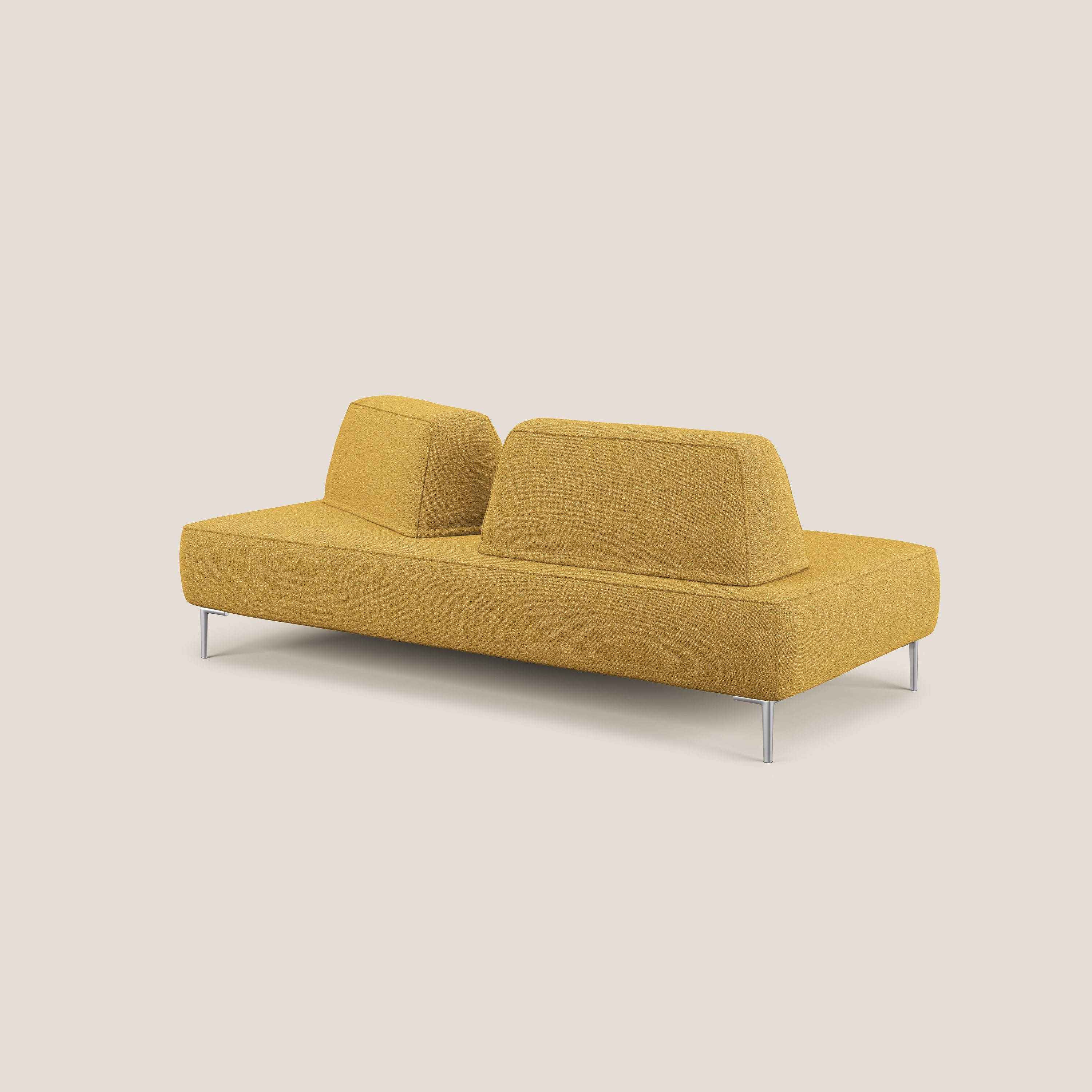 Newton divano modulare con schienali movibili T07 giallo - divitt.sbs