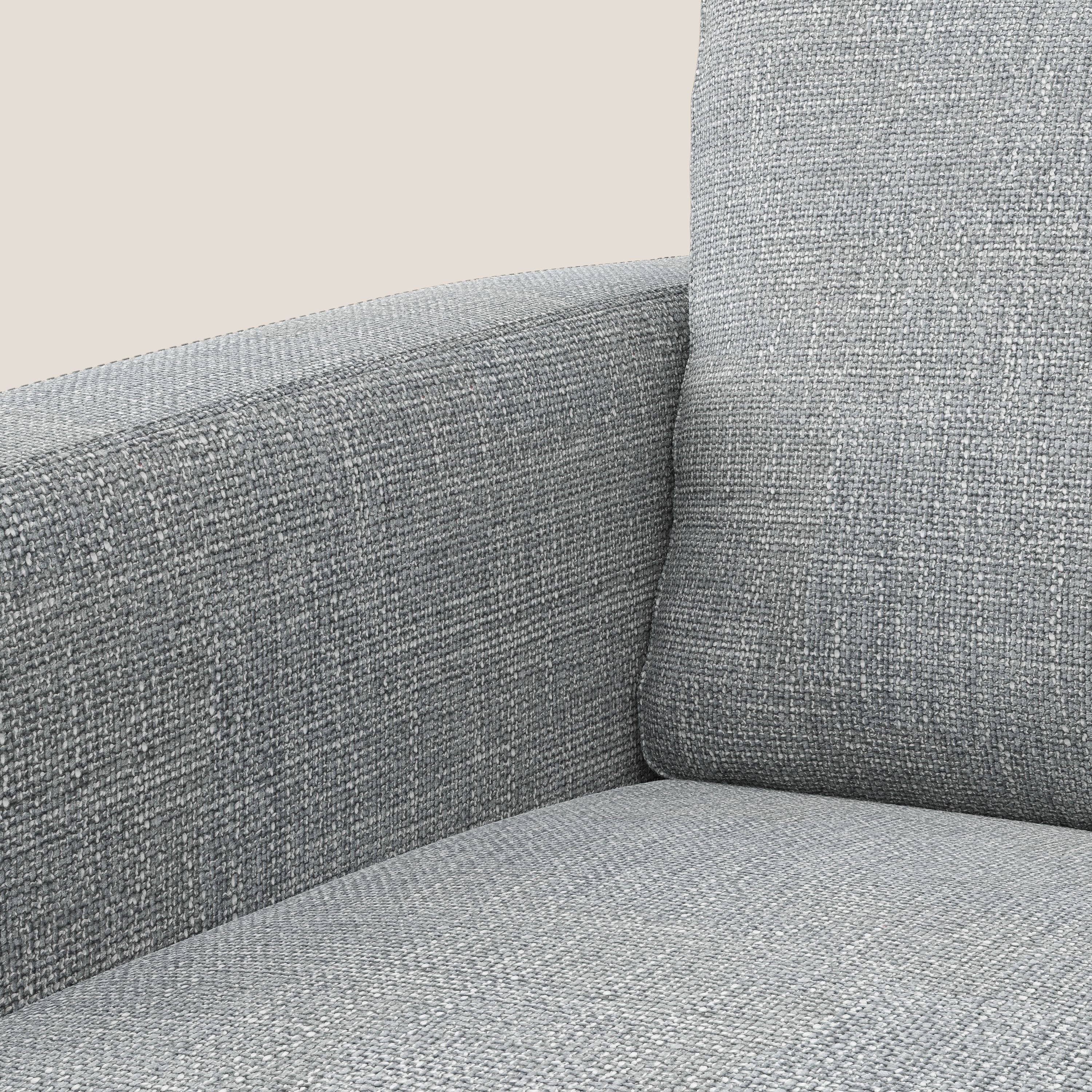 Orione Poltroncina in morbido tessuto impermeabile ad intreccio T06 grigio - divitt.sbs