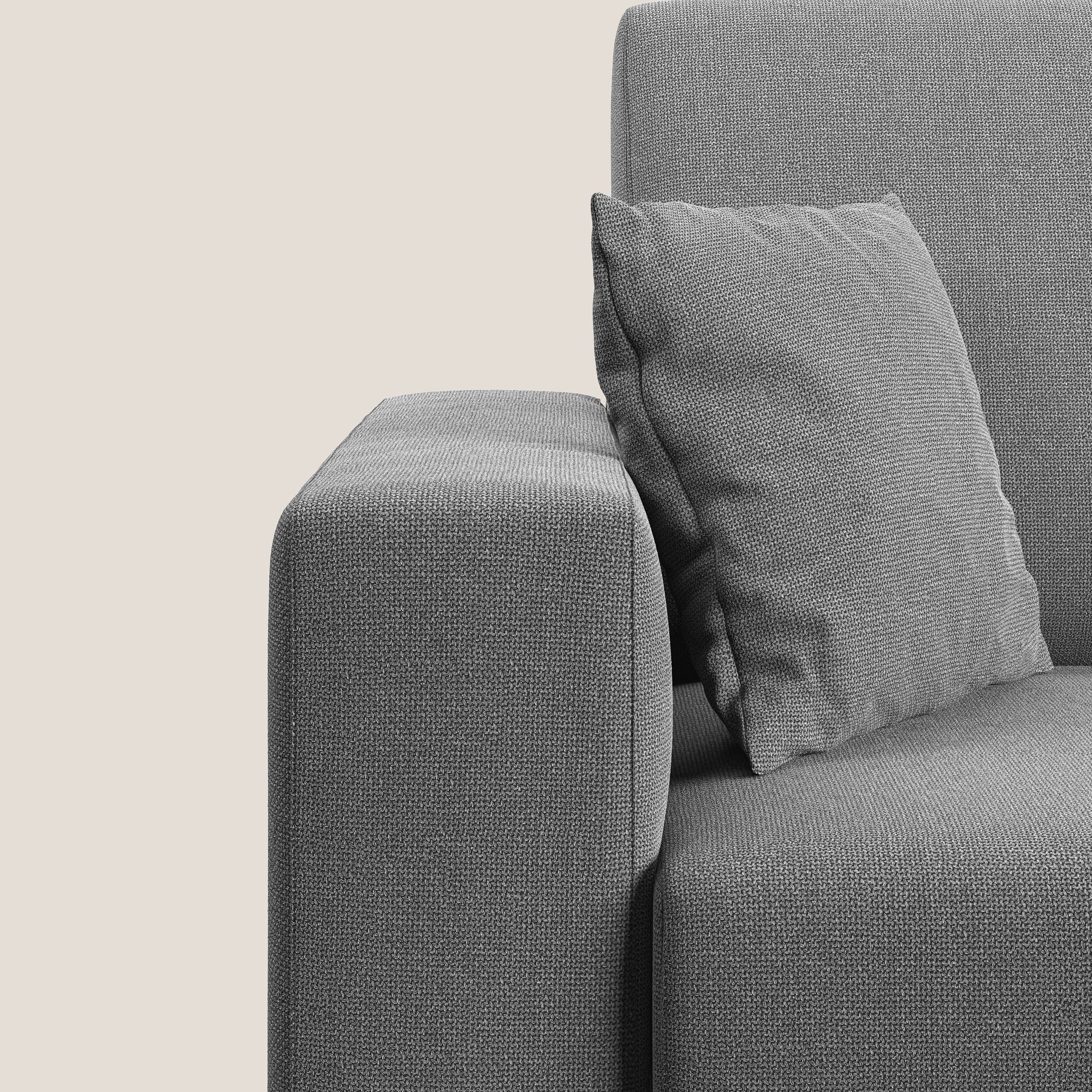 Marte divano in tessuto smacchiabile impermeabile T08 grigio - divitt.sbs