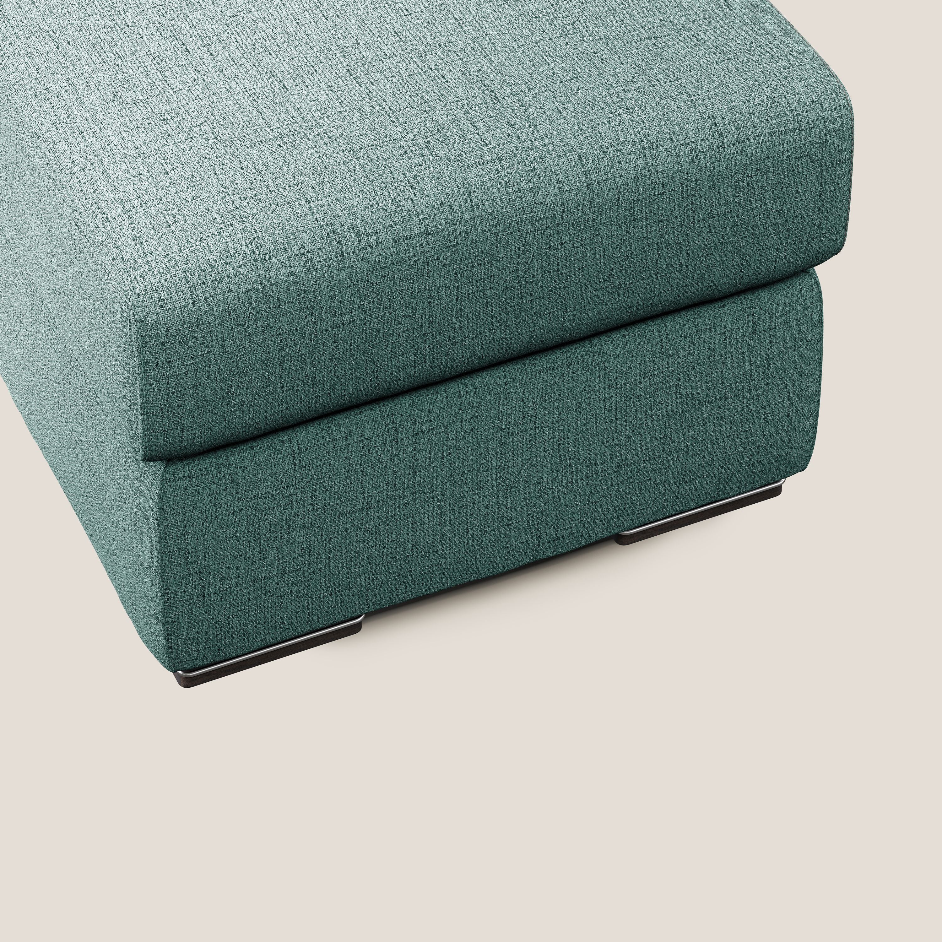 Sun pouf apribile contenitore in tessuto impermeabile fiammato T03 verde acqua - divitt.sbs