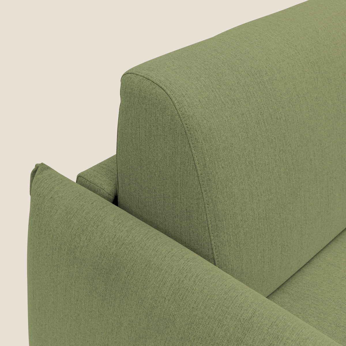 Scarlet divano letto in tessuto misto cotone impermeabile T19 verde - divitt.sbs