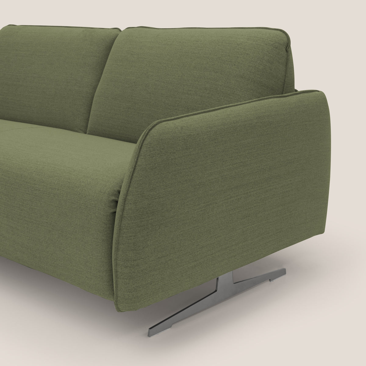 Texas Divano letto matrimoniale moderno in tessuto impermeabile T19 verde - divitt.sbs
