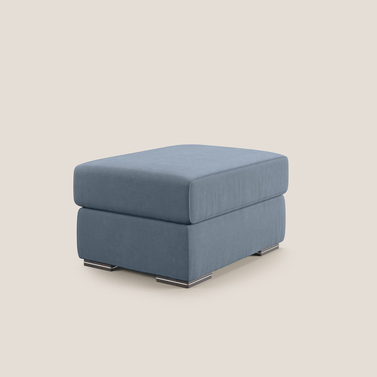 Sun pouf apribile contenitore in microfibra smacchiabile T11 carta da zucchero - divitt.sbs