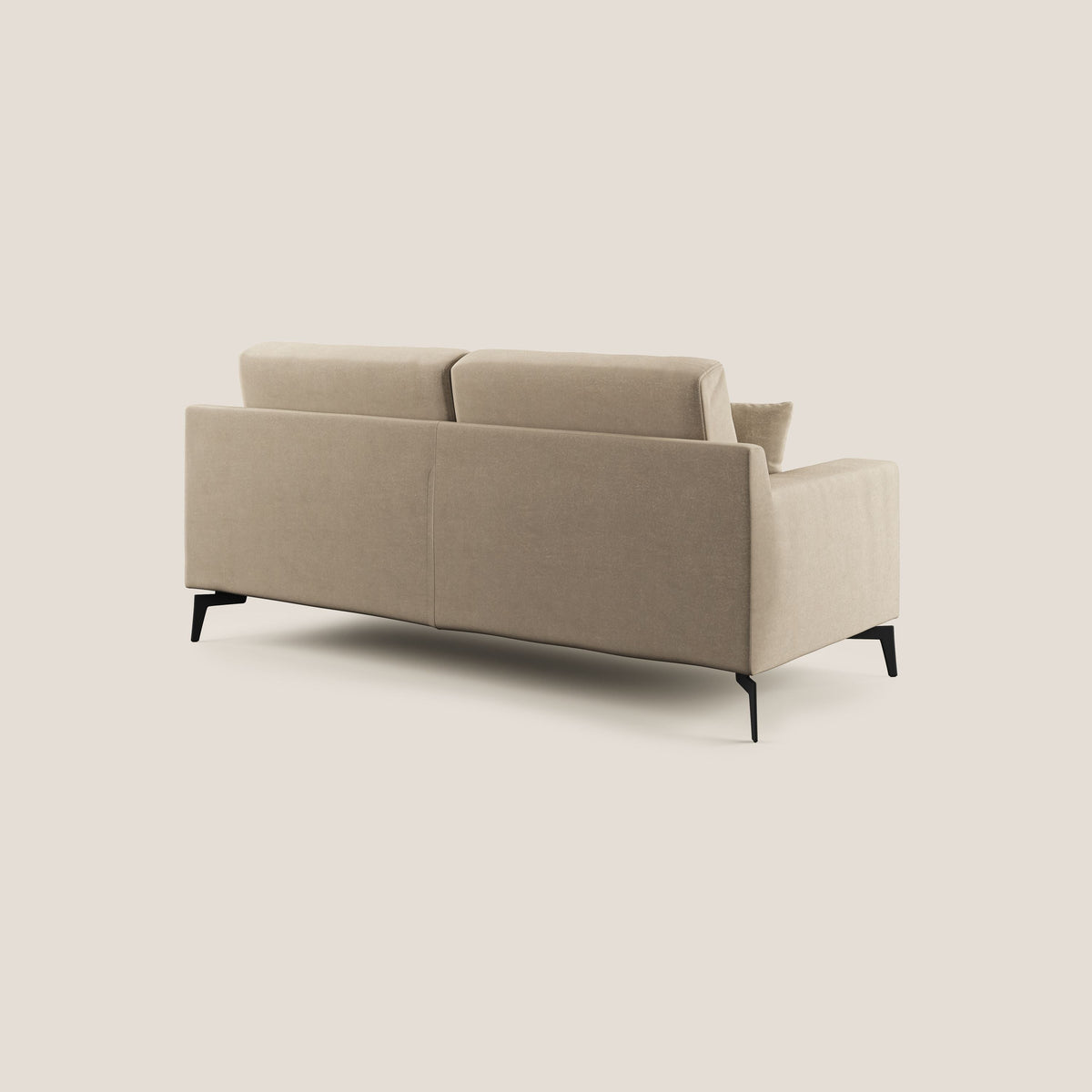 Prestige divano moderno in microfibra smacchiabile T11 tortora - divitt.sbs