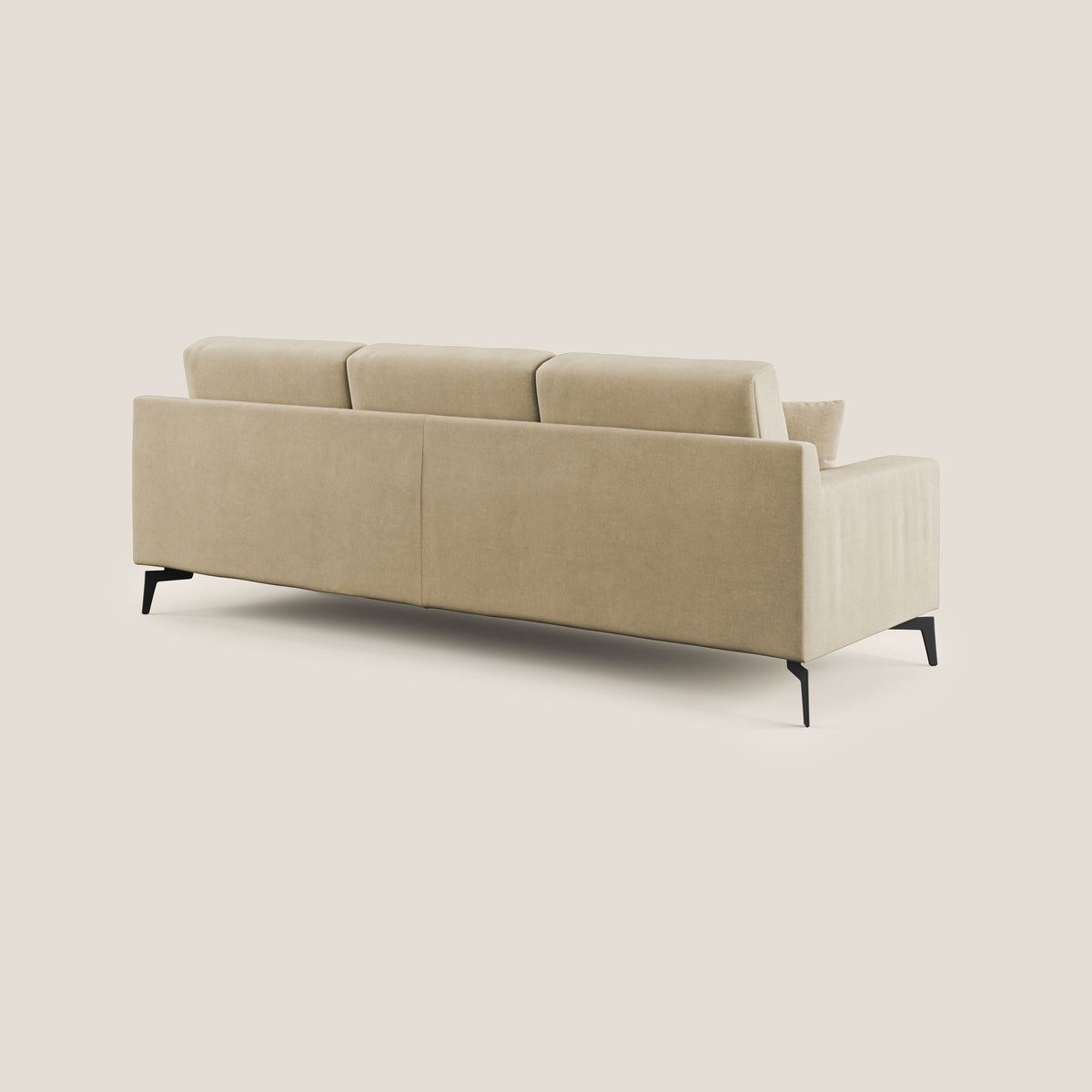 Prestige divano angolare reversibile in microfibra smacchiabile T11 beige - divitt.sbs