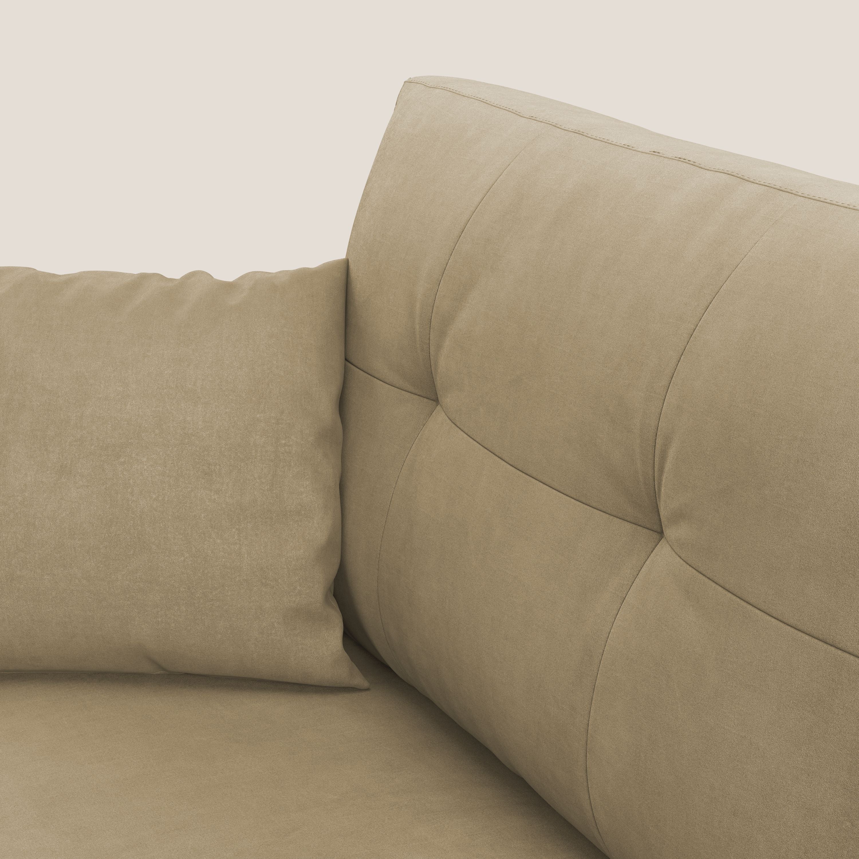 Megan divano letto matrimoniale in microfibra smacchiabile T11 beige - divitt.sbs