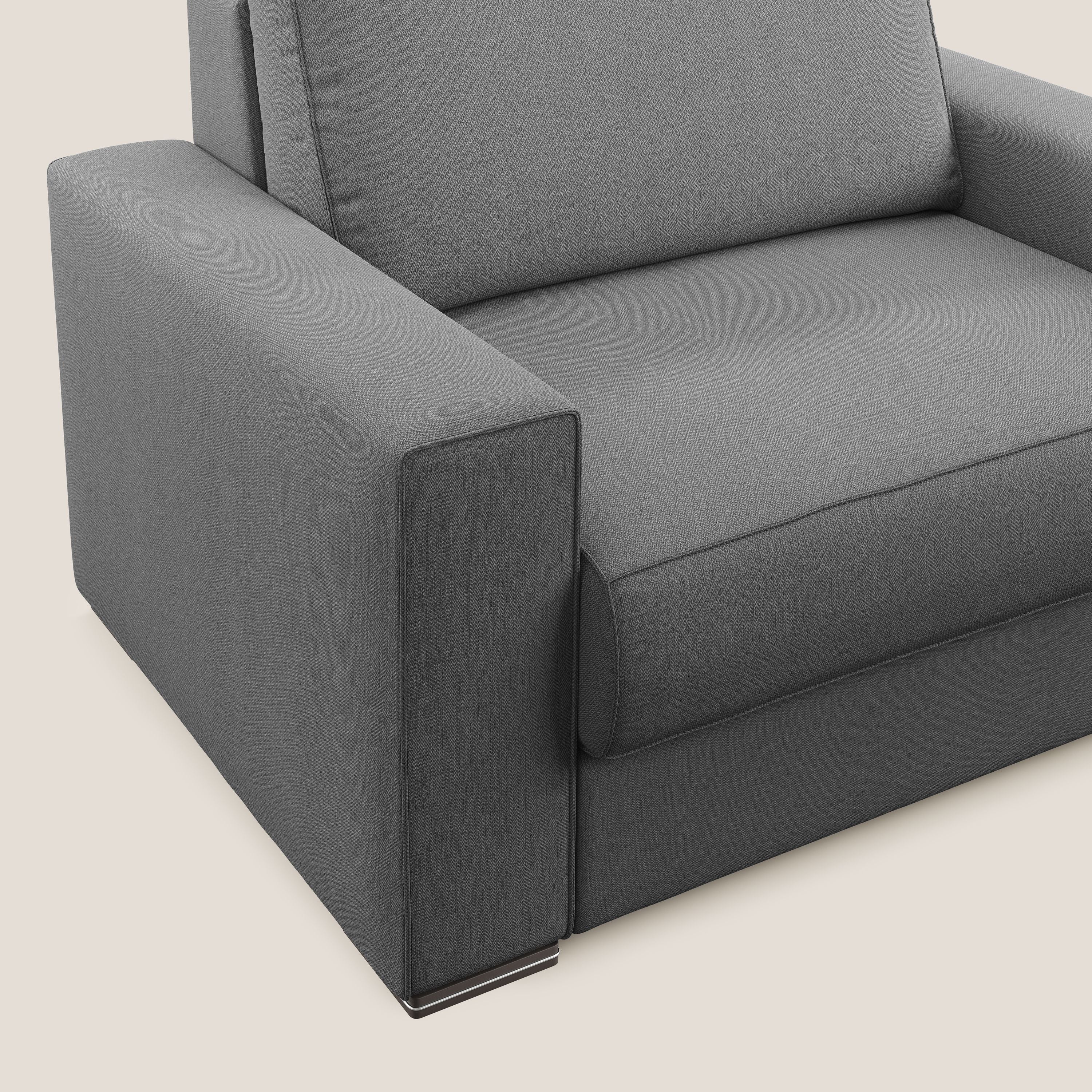 Dream poltrona letto in tessuto smacchiabile T05 antracite - divitt.sbs