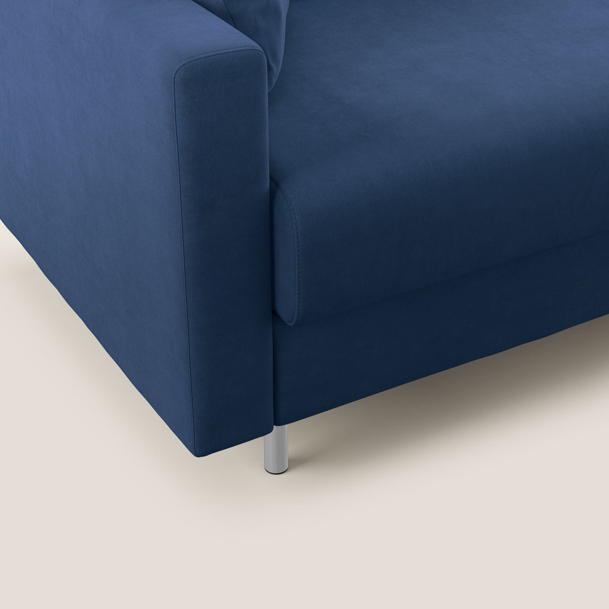 Megan divano letto angolare in microfibra smacchiabile T11 blu - divitt.sbs