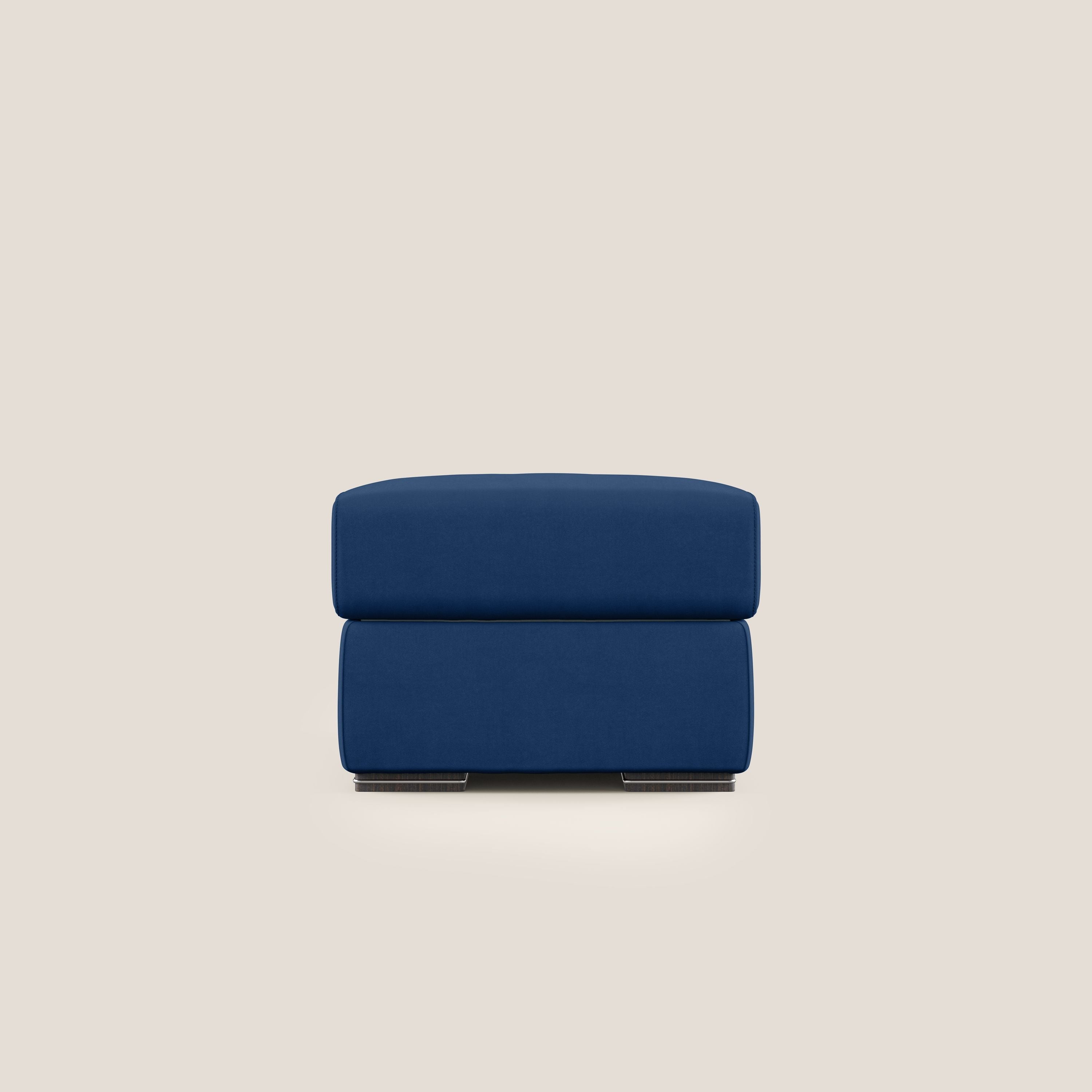 Sun pouf apribile contenitore in microfibra smacchiabile T11 blu - divitt.sbs