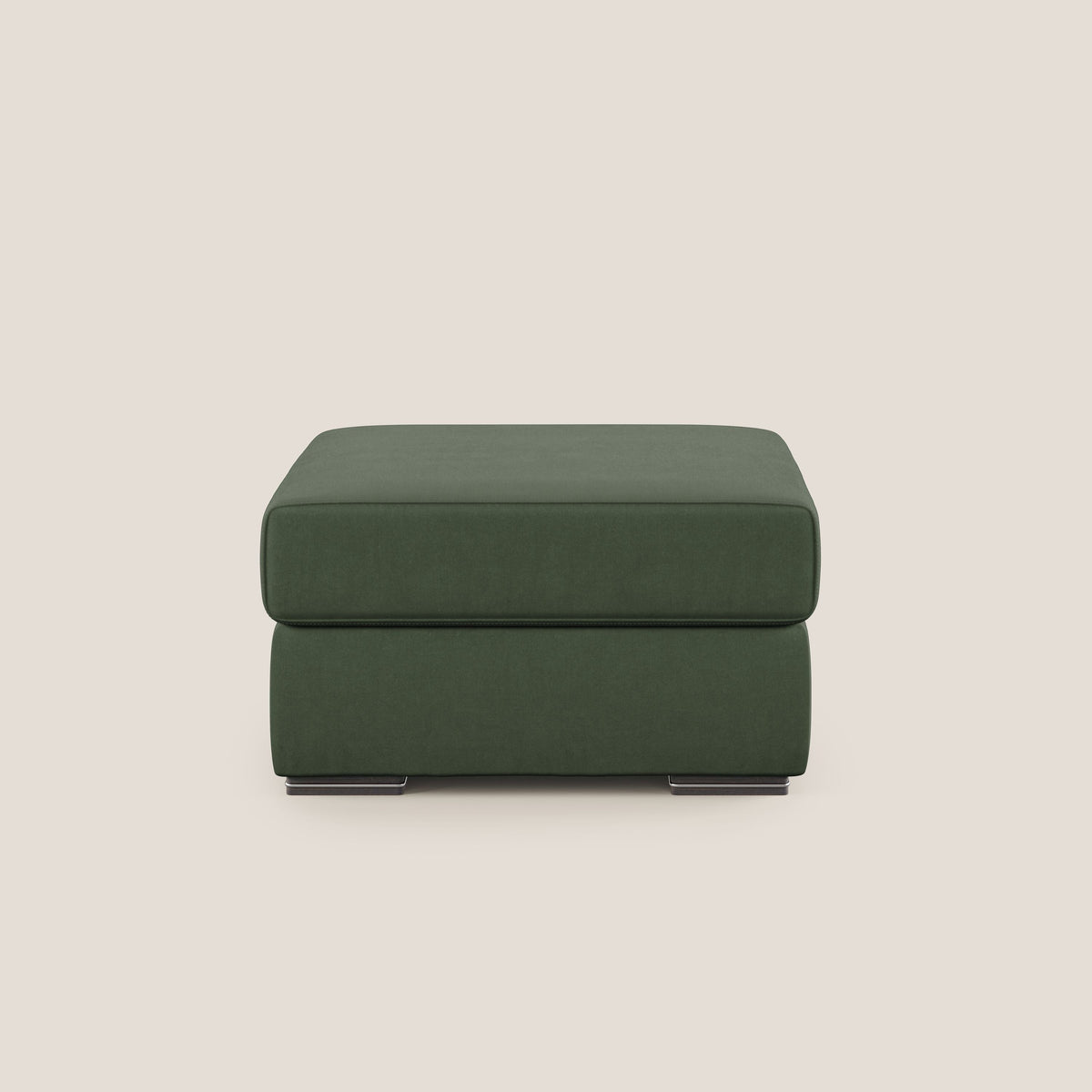 Sun pouf apribile contenitore in microfibra smacchiabile T11 verde - divitt.sbs