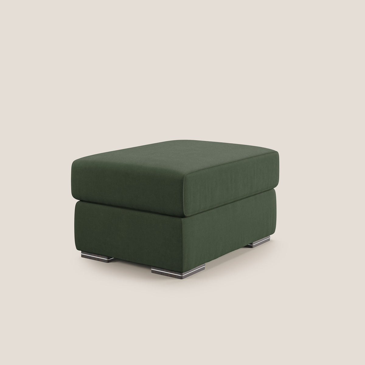 Sun pouf apribile contenitore in microfibra smacchiabile T11 verde - divitt.sbs
