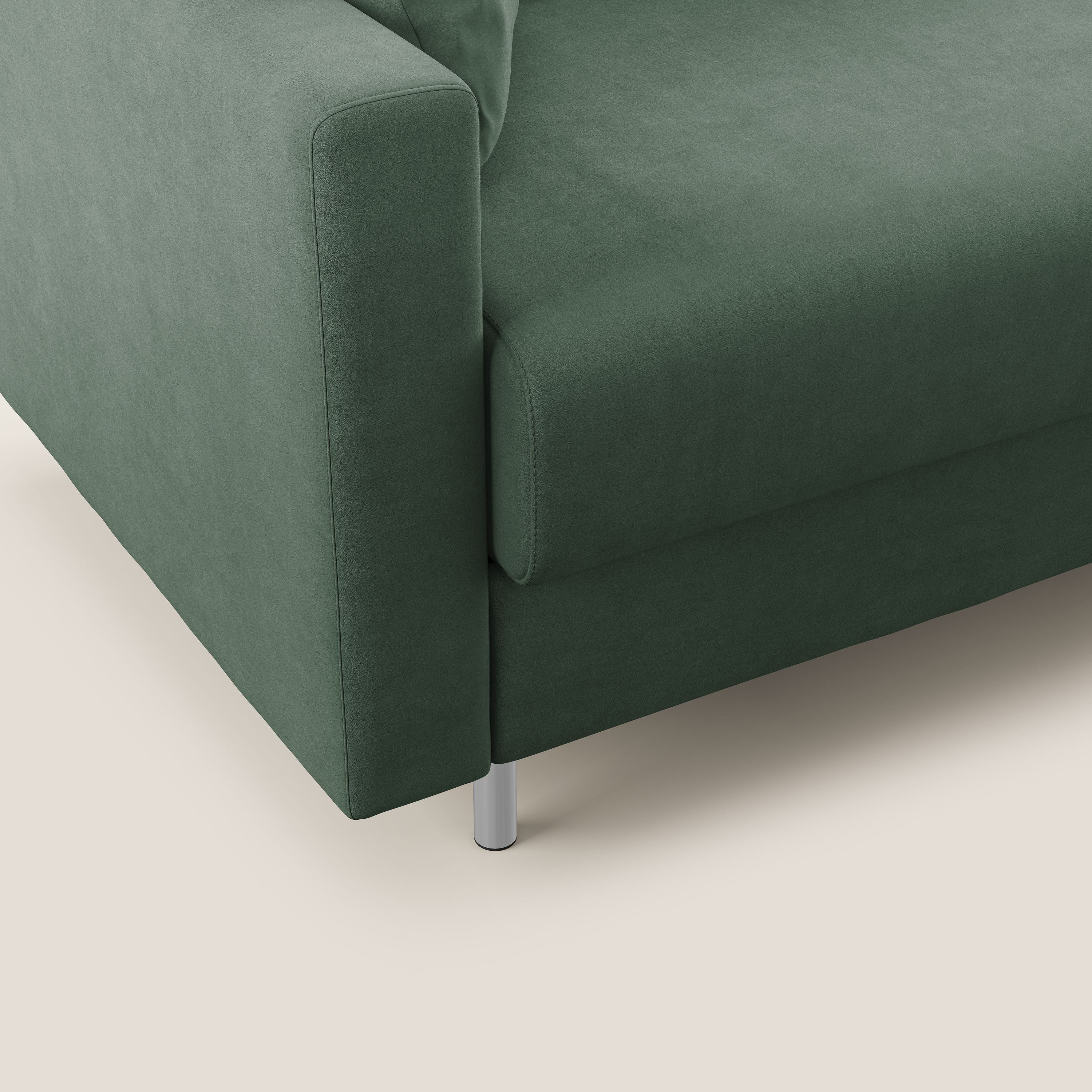 Megan divano letto matrimoniale in microfibra smacchiabile T11 verde - divitt.sbs
