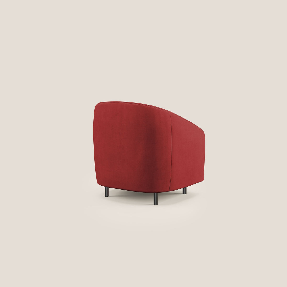 Pandora Poltroncina in tessuto morbido impermeabile T02 rosso - divitt.sbs