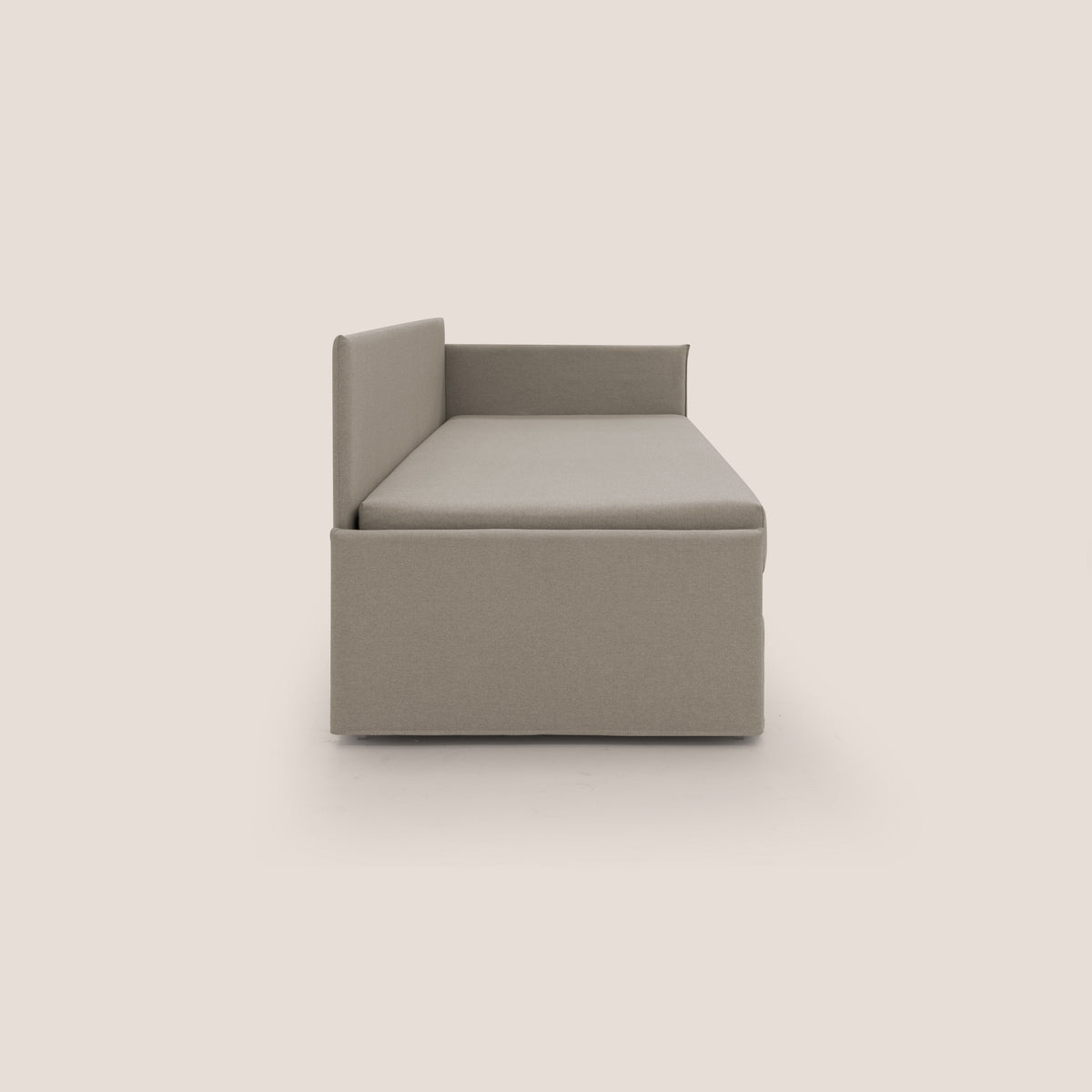 Durini Divano duplex con doppio letto in tessuto simil cotone impermeabile T13 tortora - divitt.sbs