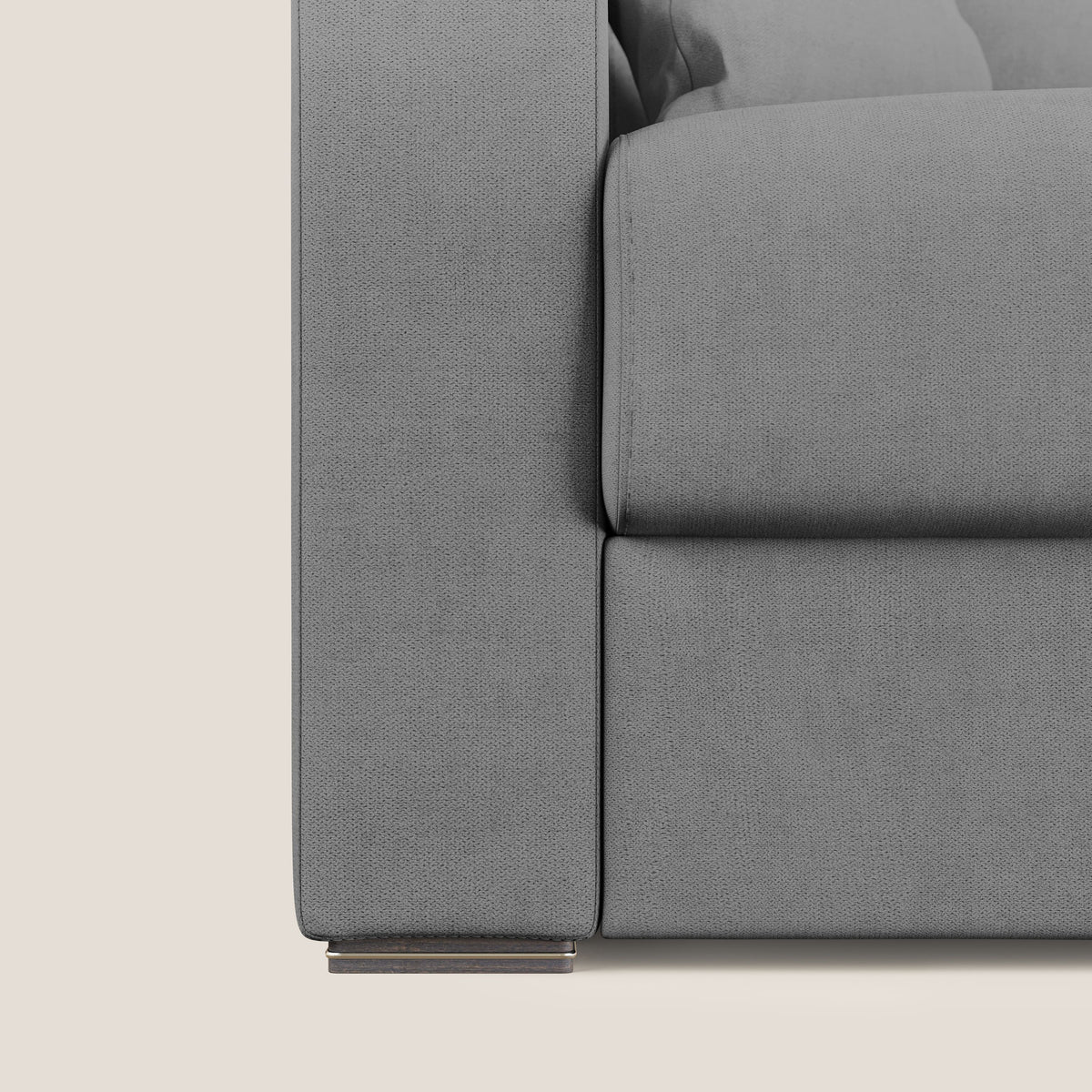 Best Divano letto angolare in tessuto impermeabile T02 grigio - divitt.sbs