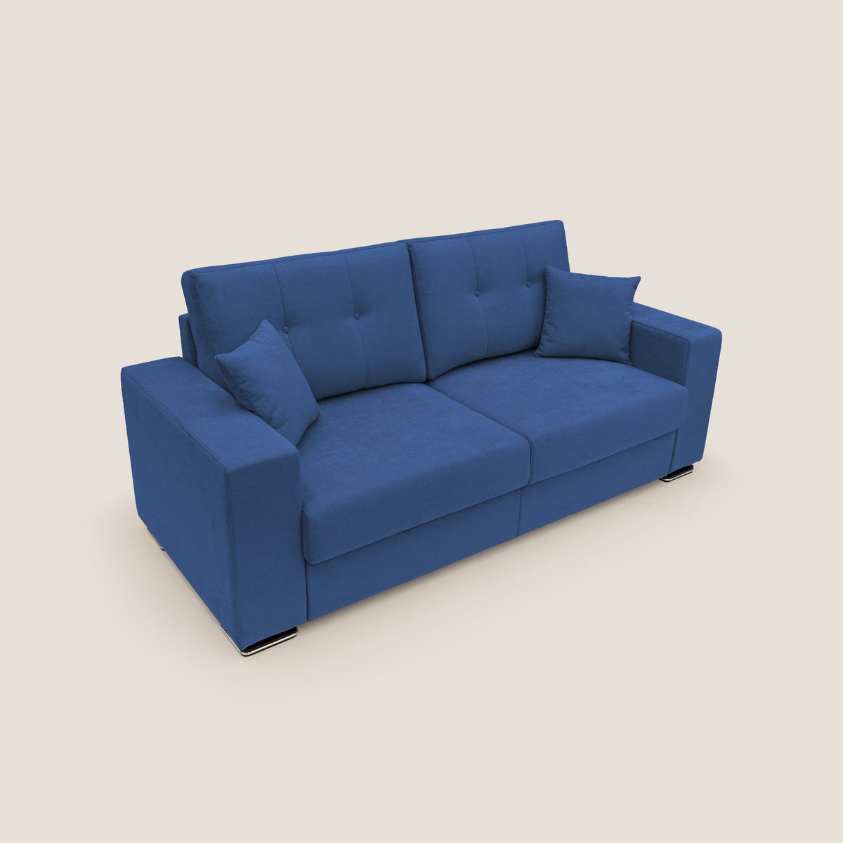 Giove divano in morbido tessuto impermeabile T02 blu - divitt.sbs