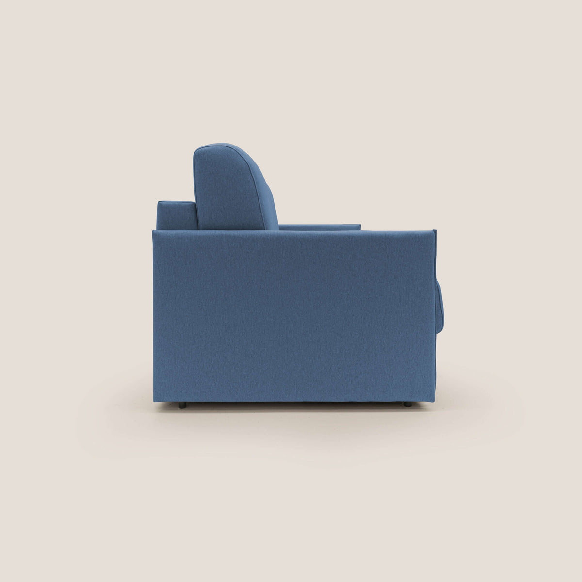 Evans Divano letto matrimoniale in tessuto impermeabile T13 blu - divitt.sbs