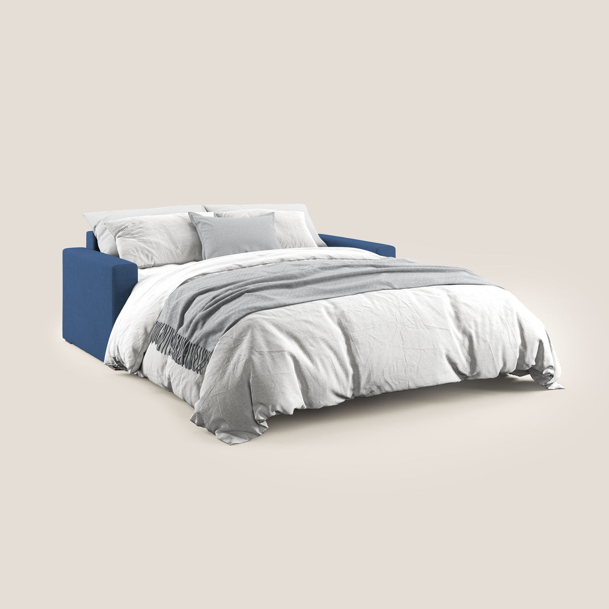 Best Divano letto matrimoniale in tessuto impermeabile T02 blu - divitt.sbs