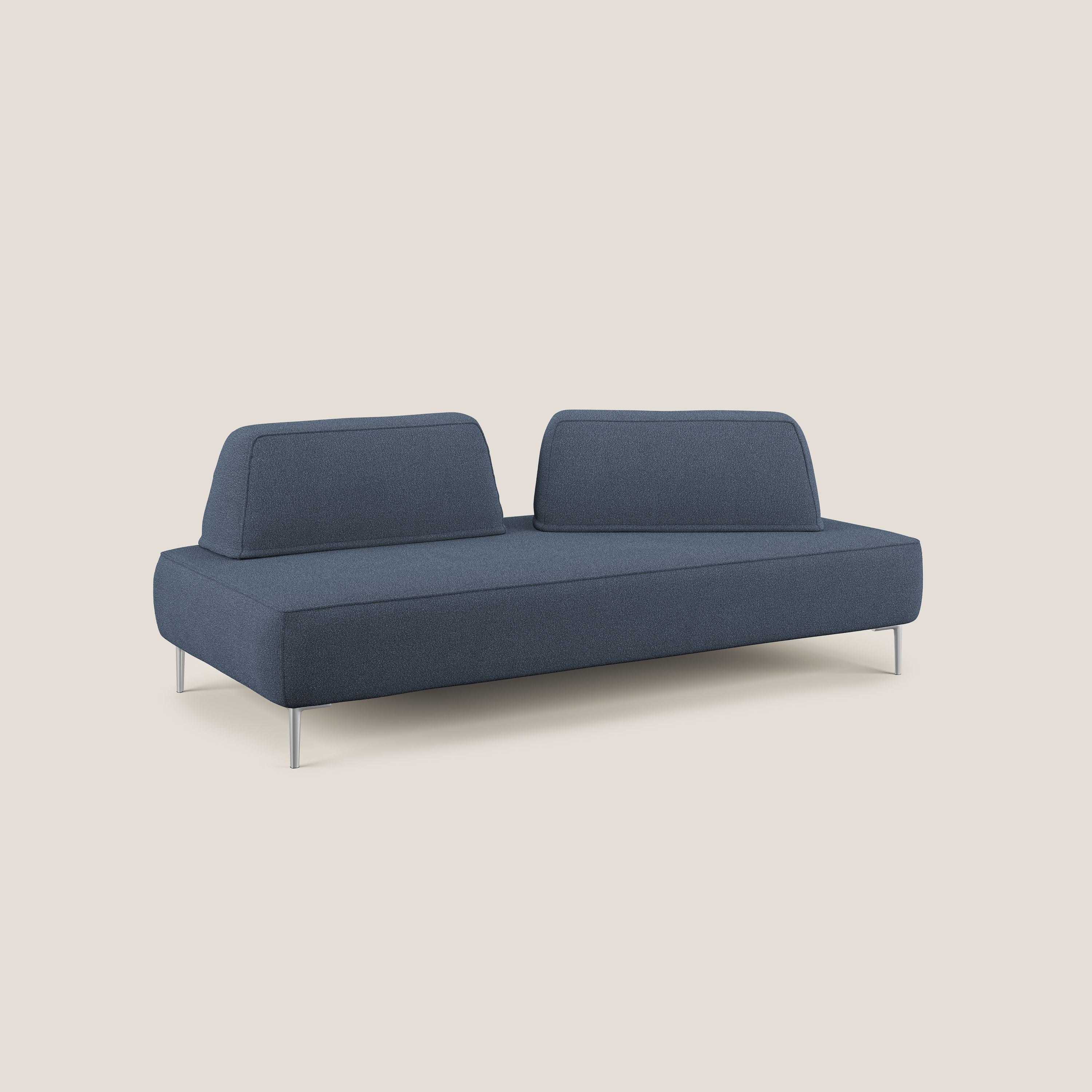 Newton divano modulare con schienali movibili T07 blu - divitt.sbs