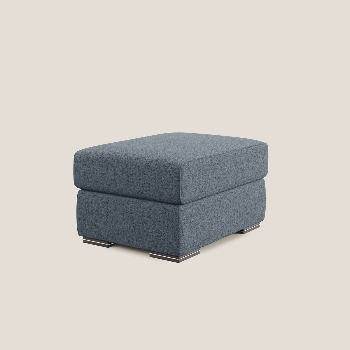 Sun pouf apribile contenitore in tessuto impermeabile fiammato T03 blu - divitt.sbs