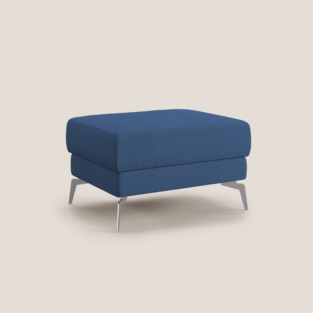 Star Pouf con piedini alti in tessuto impermeabile T02 blu - divitt.sbs