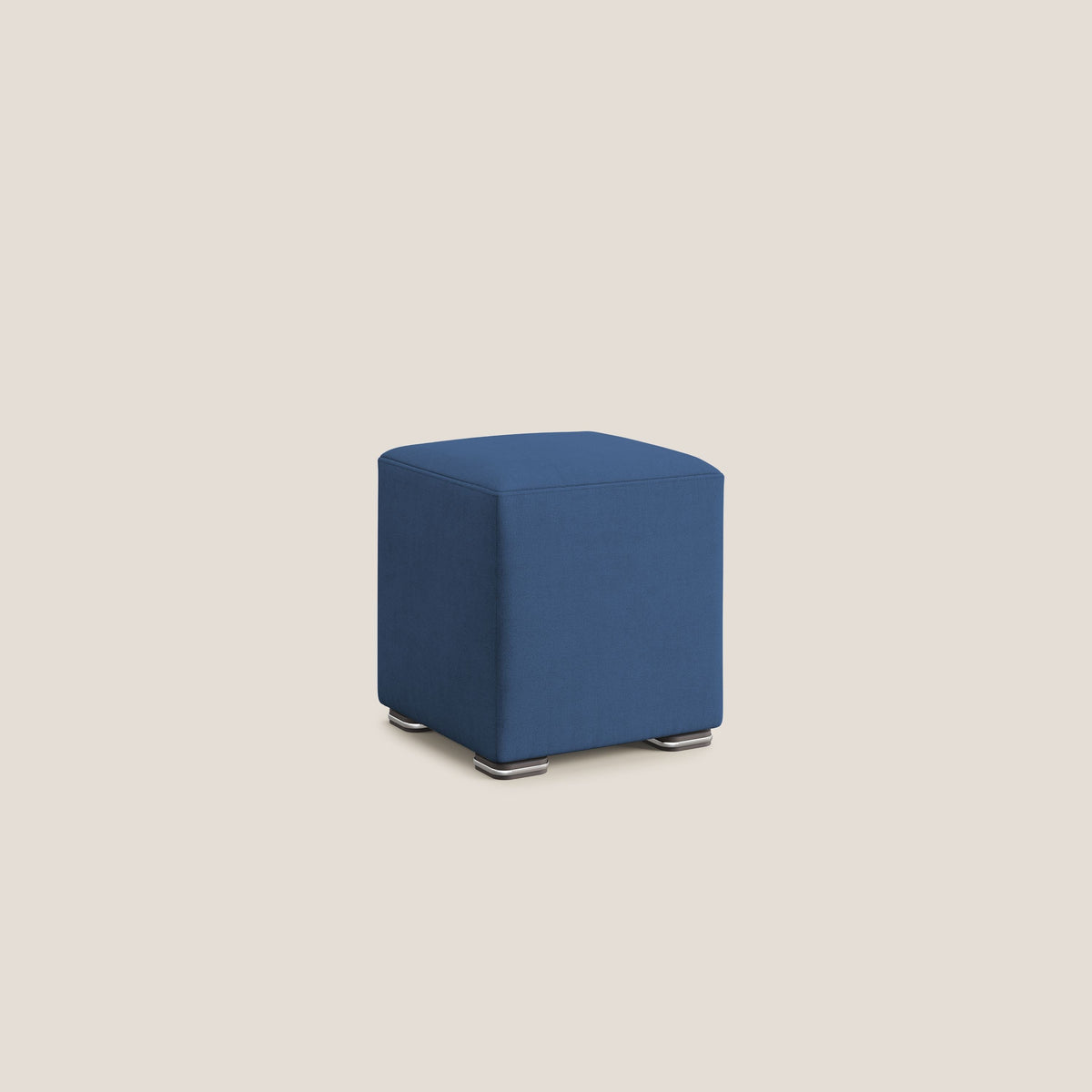 Cube pouf in tessuto morbido impermeabile T02 blu - divitt.sbs