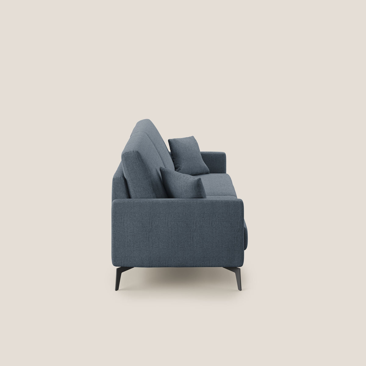 Saturno divano moderno in tessuto morbido impermeabile T03 blu - divitt.sbs