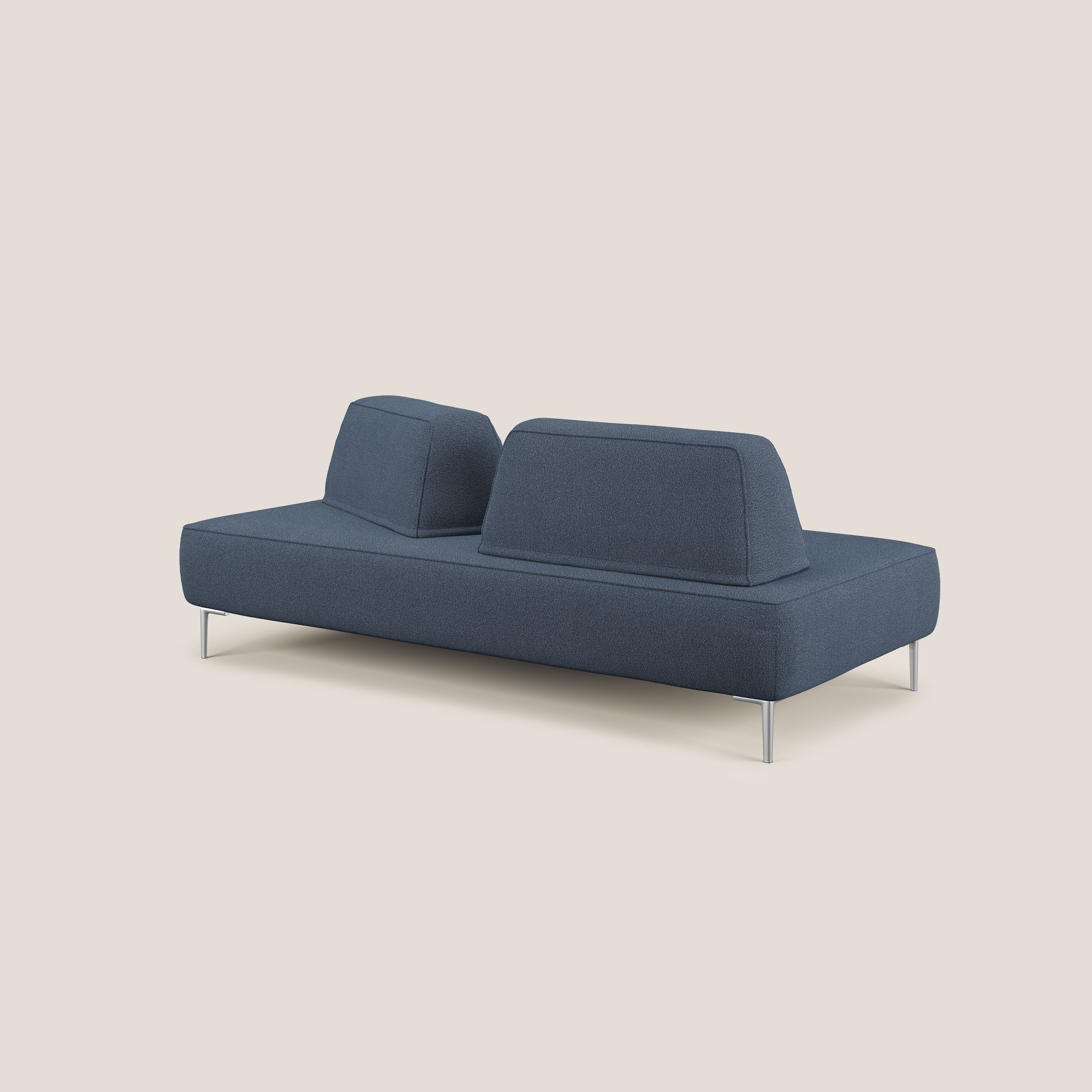 Newton divano modulare con schienali movibili T07 blu - divitt.sbs