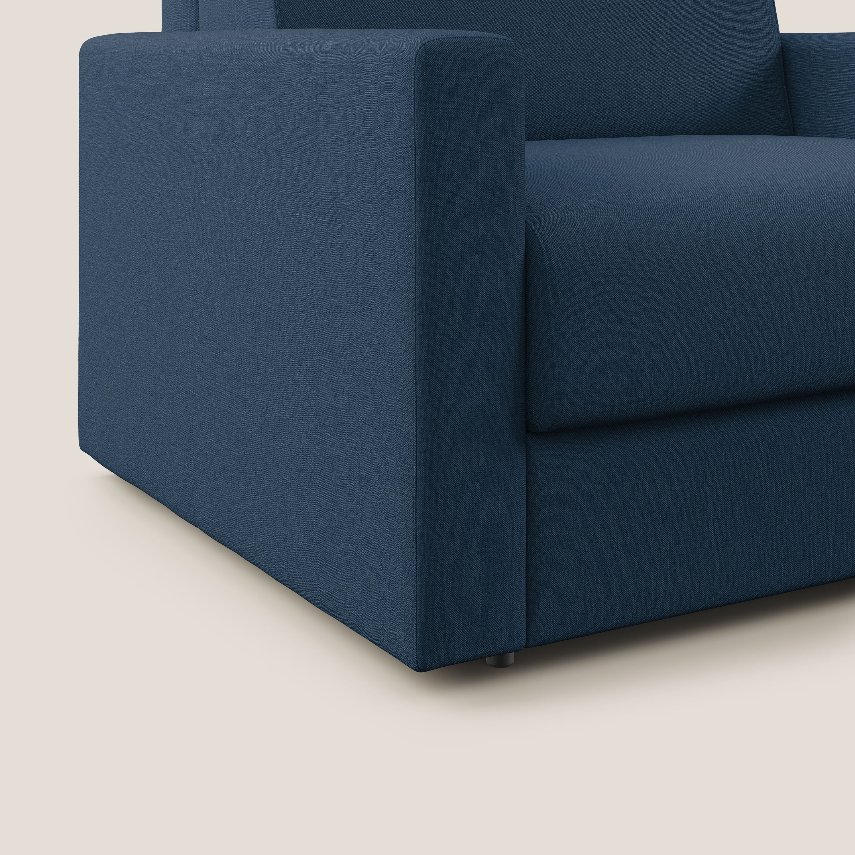 Chris poltrona letto in tessuto impermeabile T13 blu - divitt.sbs