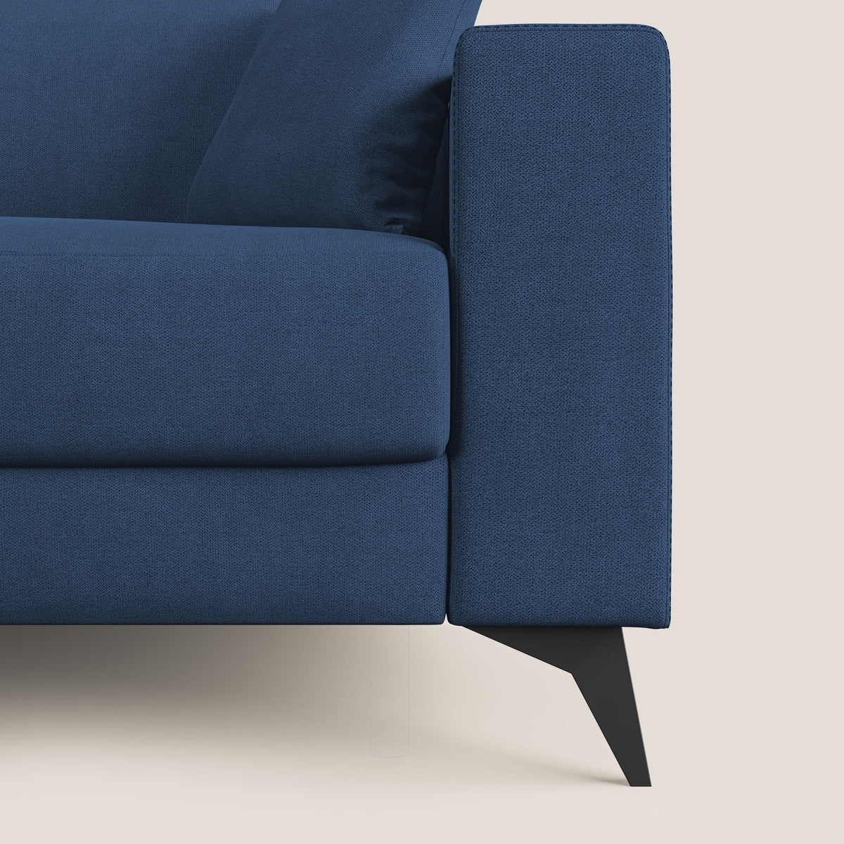 Pegaso divano letto con poggiatesta reclinabili e rivestimento T02 blu - divitt.sbs