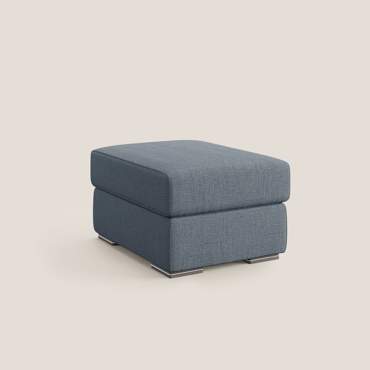 Sun pouf apribile contenitore in tessuto impermeabile fiammato T03 blu - divitt.sbs
