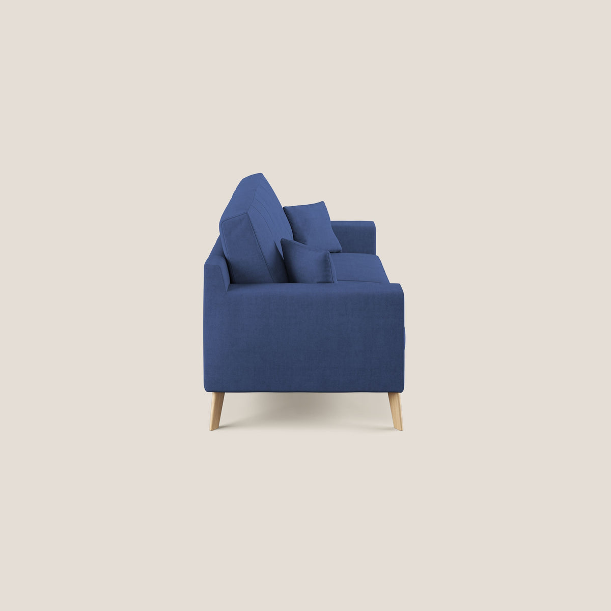 Danish divano moderno in tessuto morbido impermeabile T02 blu - divitt.sbs