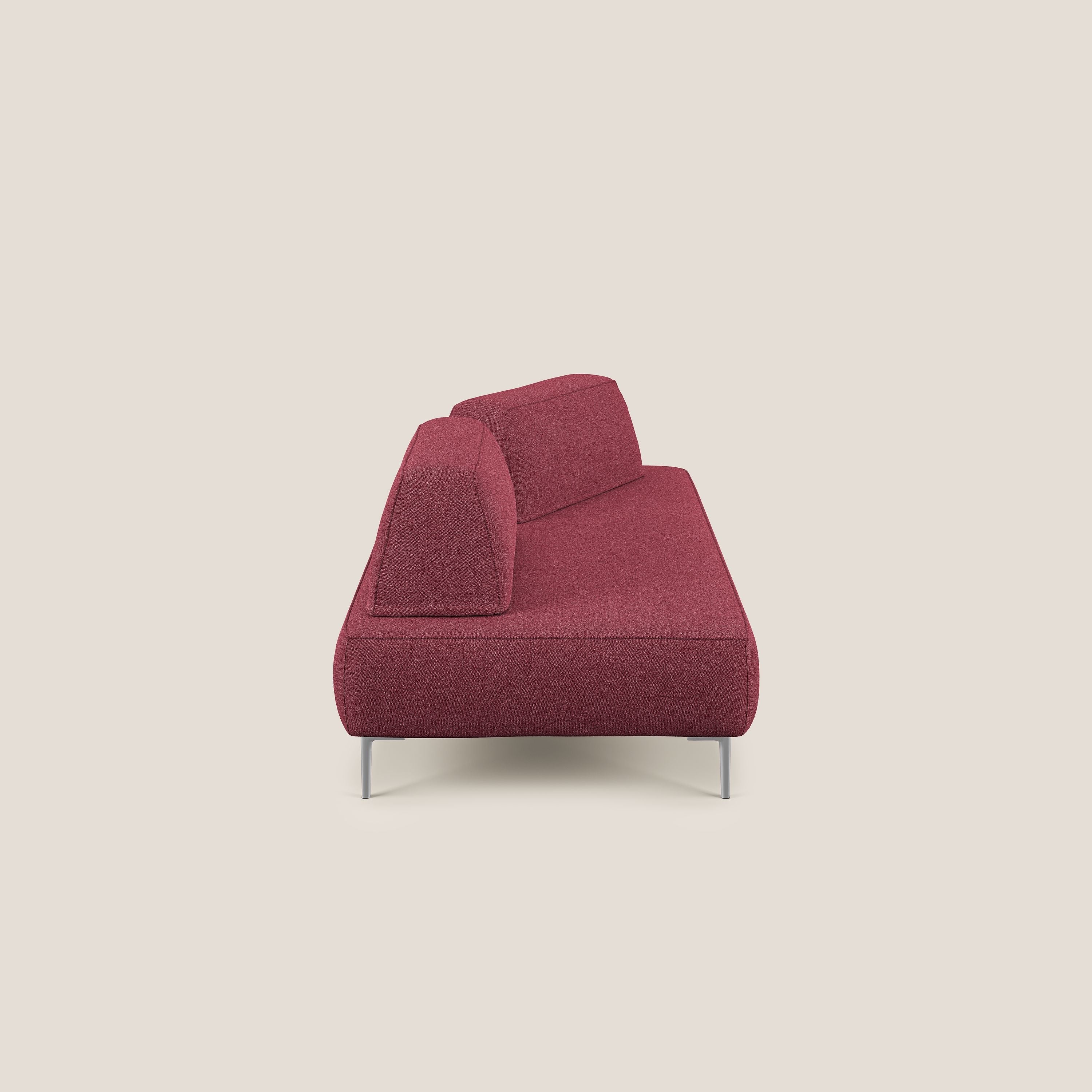 Newton divano modulare con schienali movibili T07 rosso - divitt.sbs