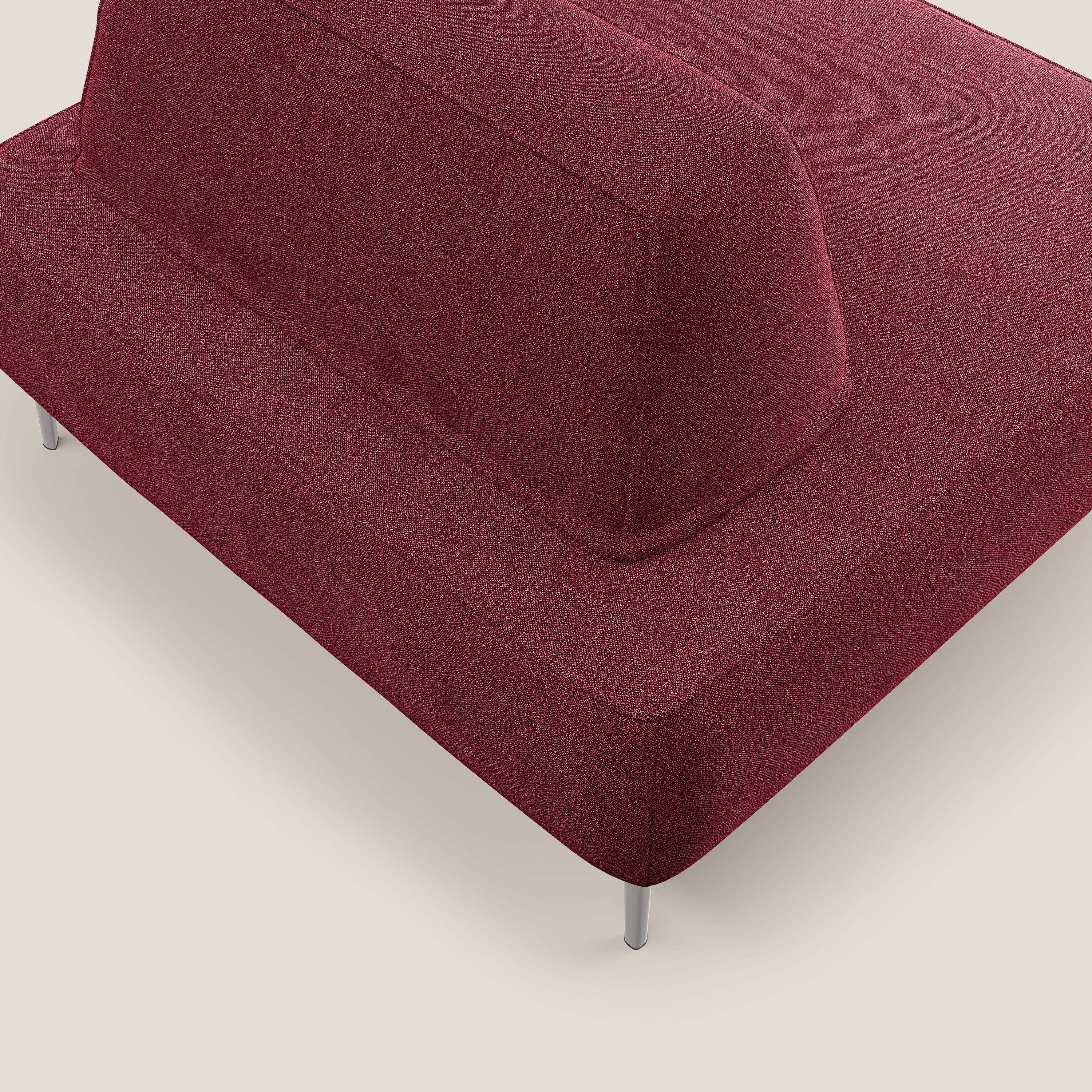Newton poltrona modulare con schienali movibili T07 rosso - divitt.sbs