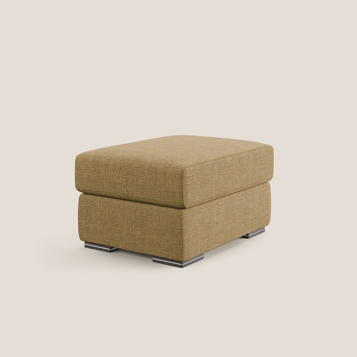 Sun pouf apribile contenitore in tessuto impermeabile morbido intreccio T06 giallo - divitt.sbs