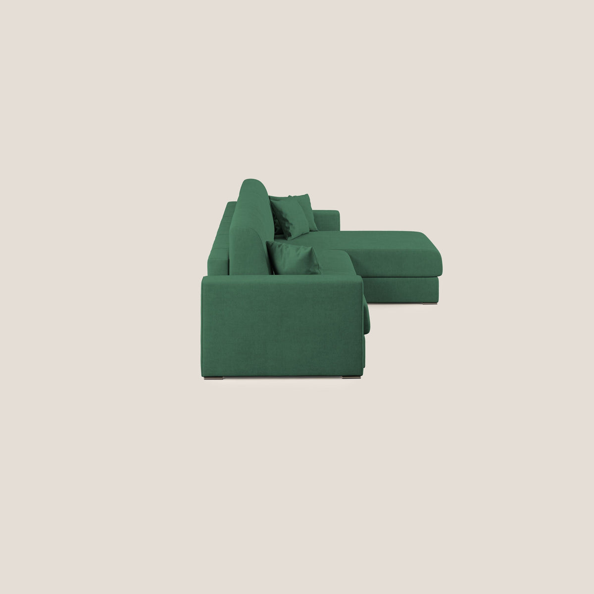 Best Divano letto angolare in tessuto impermeabile T02 verde - divitt.sbs