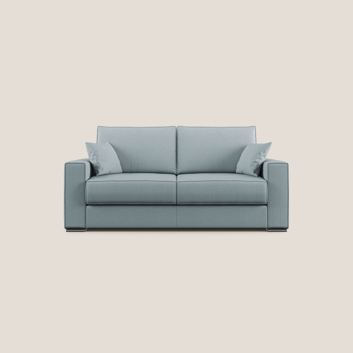 Dream Divano letto moderno dai morbidi cuscini in tessuto smacchiabile T05 carta da zucchero - divitt.sbs