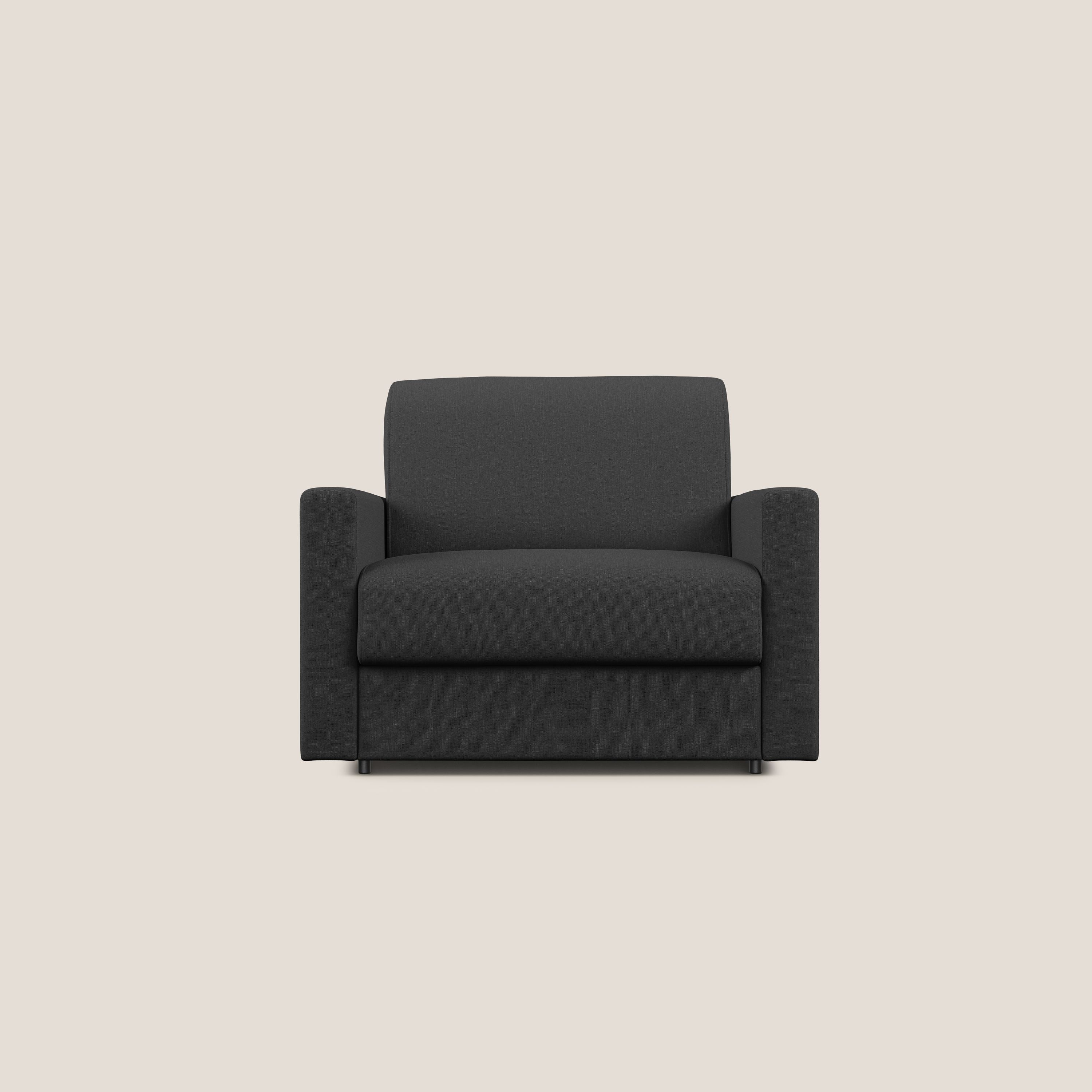 Chris poltrona letto in tessuto impermeabile T13 antracite - divitt.sbs