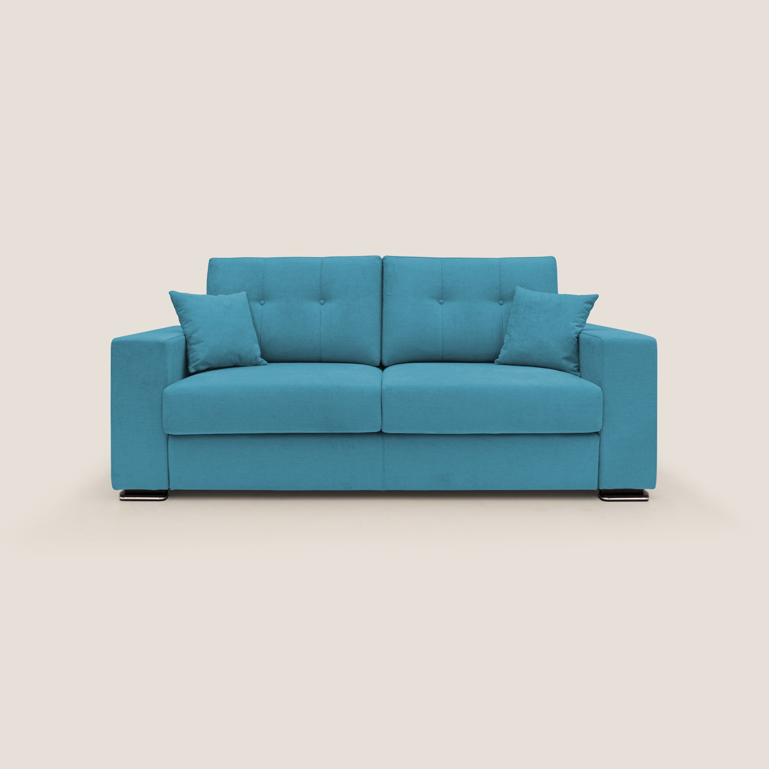 Giove divano in morbido tessuto impermeabile T02 azzurro - divitt.sbs