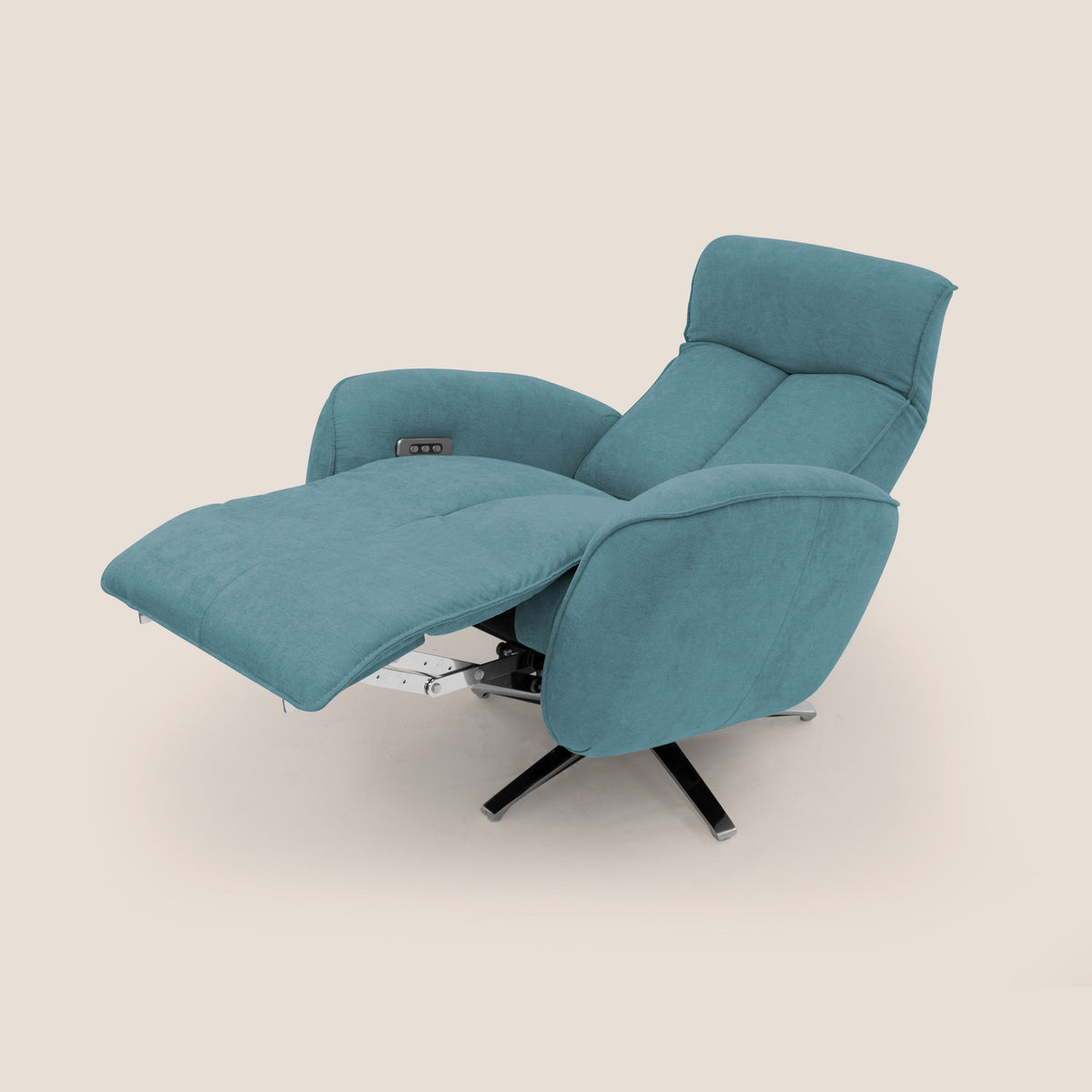 EVA Poltroncina RELAX in morbido tessuto impermeabile T02 azzurro - divitt.sbs