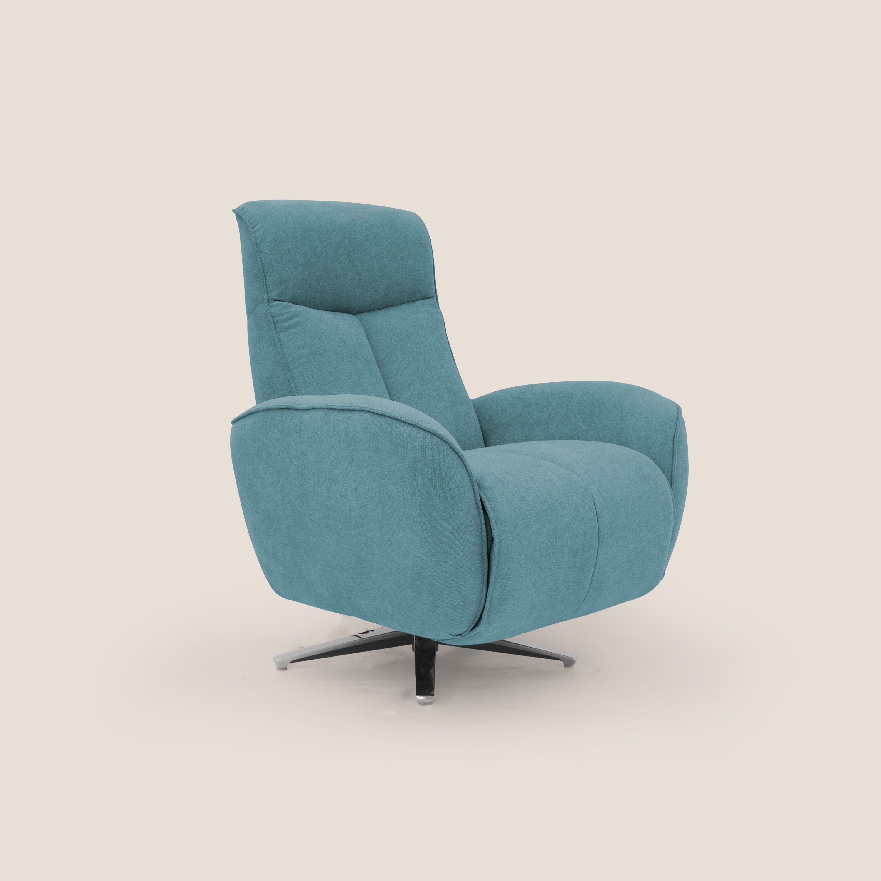 EVA Poltroncina RELAX in morbido tessuto impermeabile T02 azzurro - divitt.sbs
