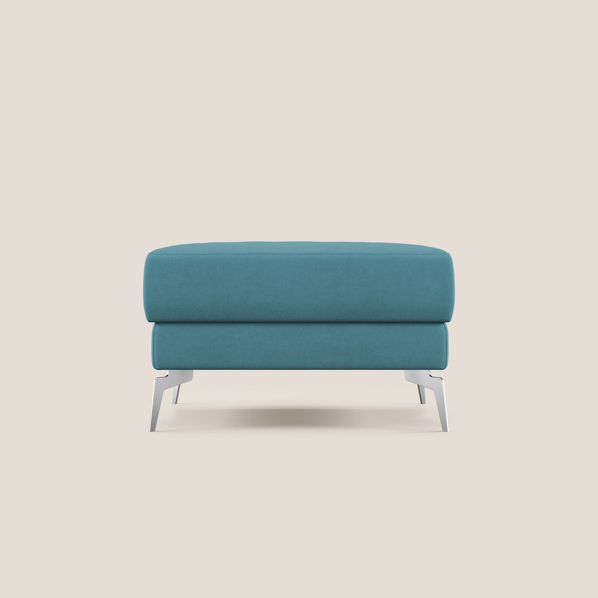 Star Pouf con piedini alti in tessuto impermeabile T02 azzurro - divitt.sbs